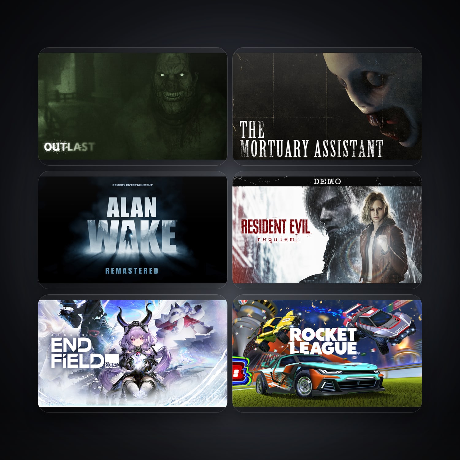 Epic Outlast + TheMortuaryAssistant — TR — 9 games — HabibiAccounts