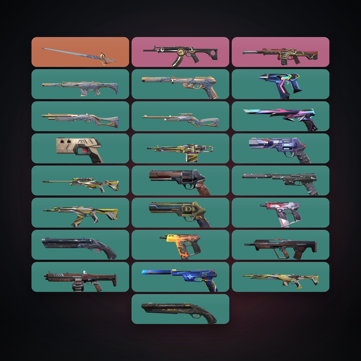 EU Gold 2 locker — 1 knives, 26 skins, lvl 186 — HabibiAccounts