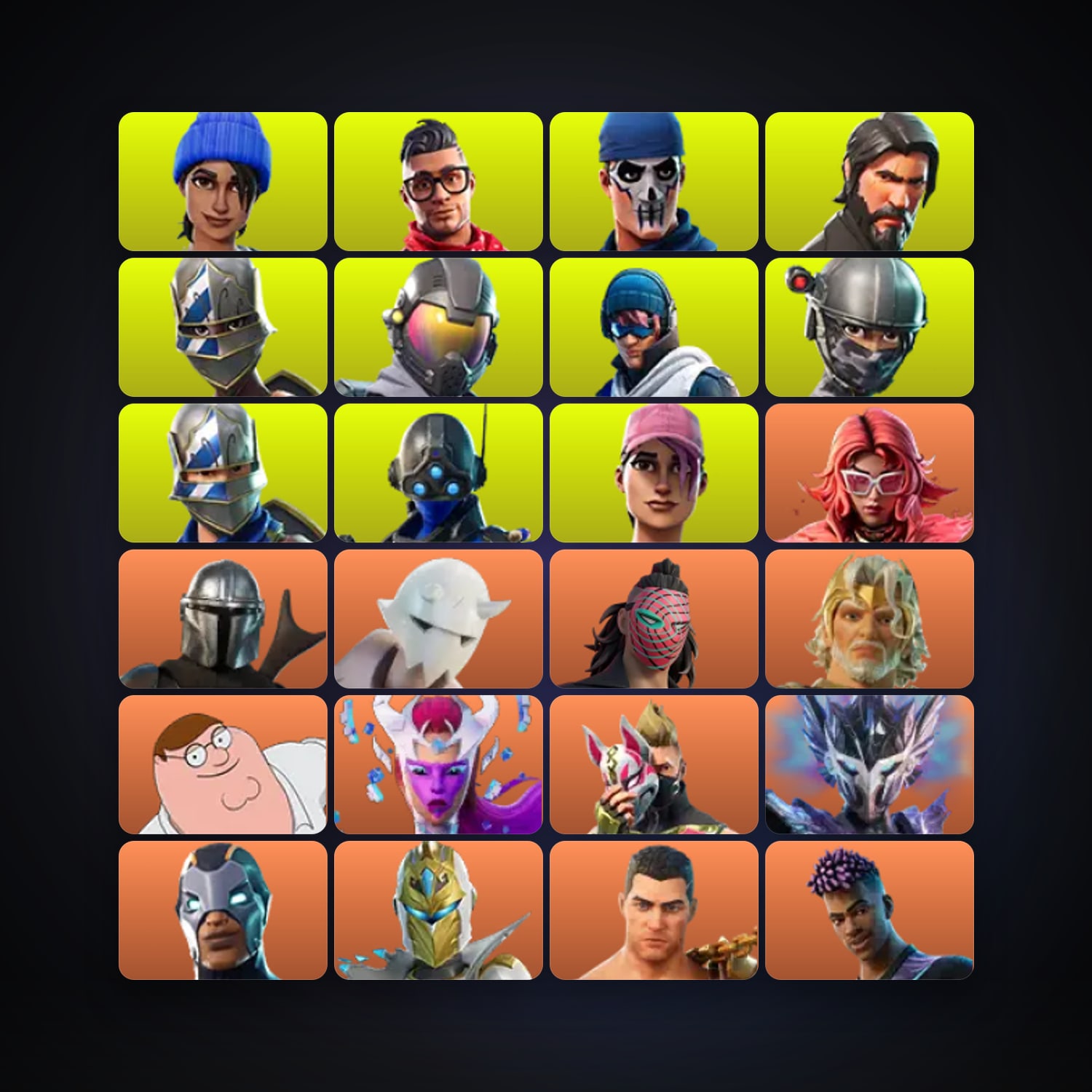 Fortnite | 176 Skins | 1.1K V-Bucks | Level 3041 | 510 Wins — HabibiAccounts