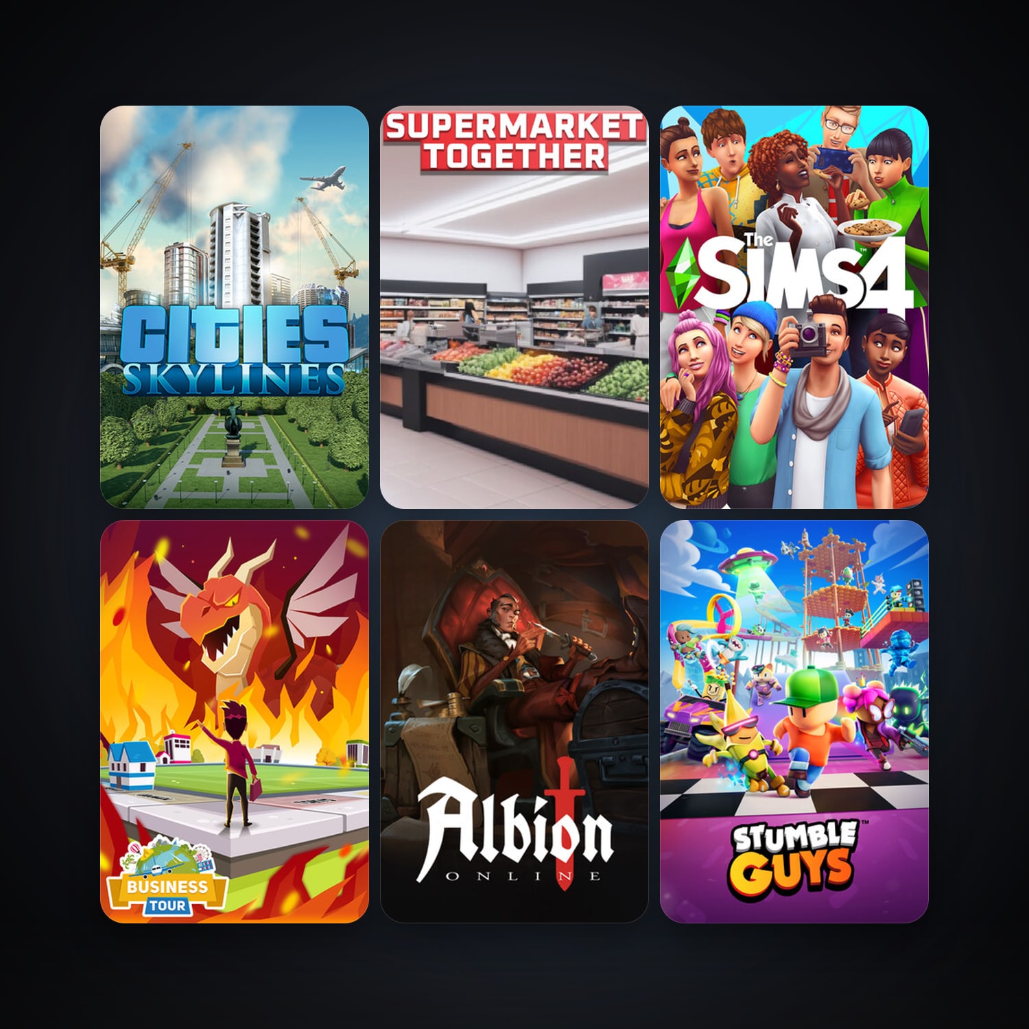 Cities: Skylines + Fishing Planet, 67 games, clean — HabibiAccounts