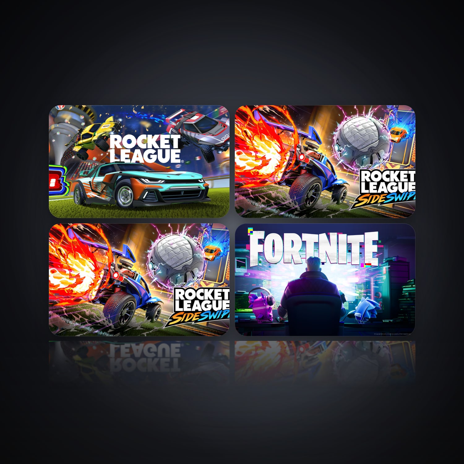 Rocket League & Rocket League Sideswipe | 4 Games — HabibiAccounts