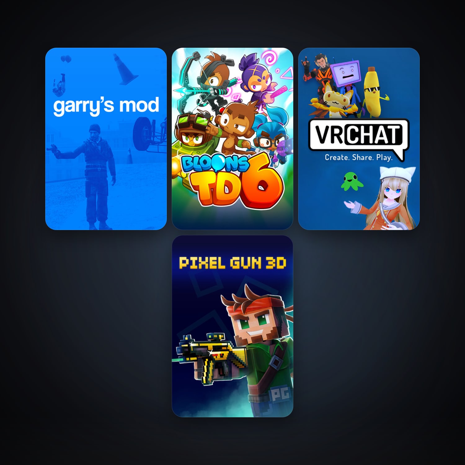 Garry's Mod + VRChat, 6 games, clean — HabibiAccounts