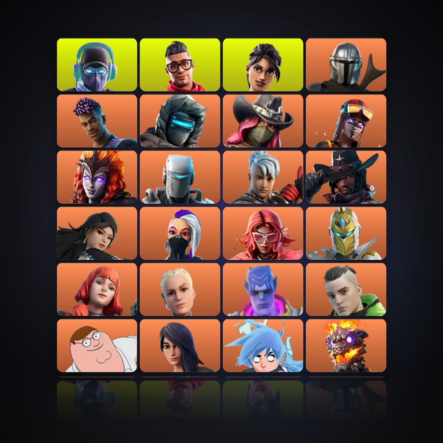 Fortnite | 285 Skins | 4K V-Bucks | Level 3830 | 376 Wins — HabibiAccounts