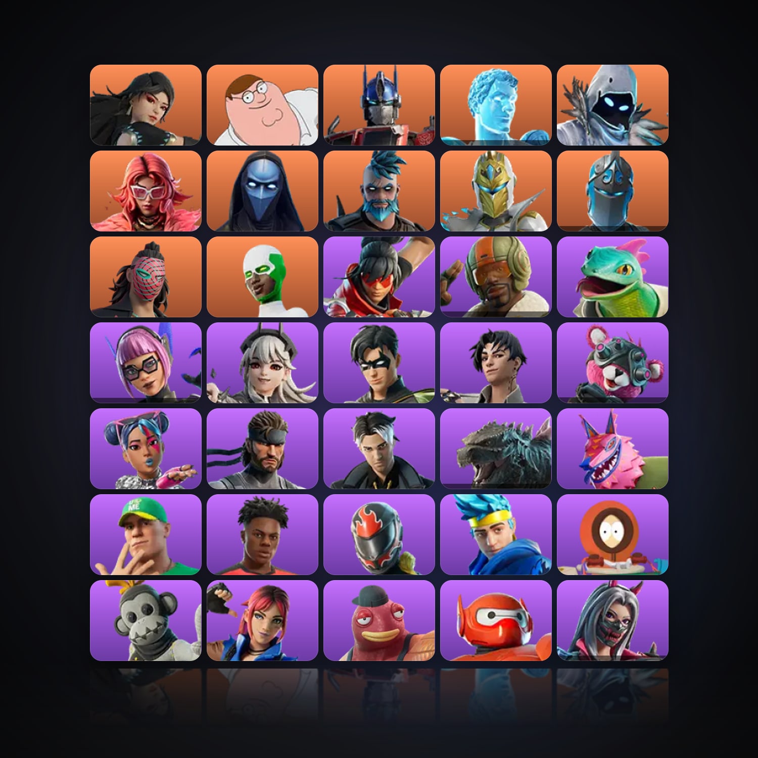 Fortnite | 147 Skins | 200 V-Bucks | Level 1092 | 121 Wins — HabibiAccounts
