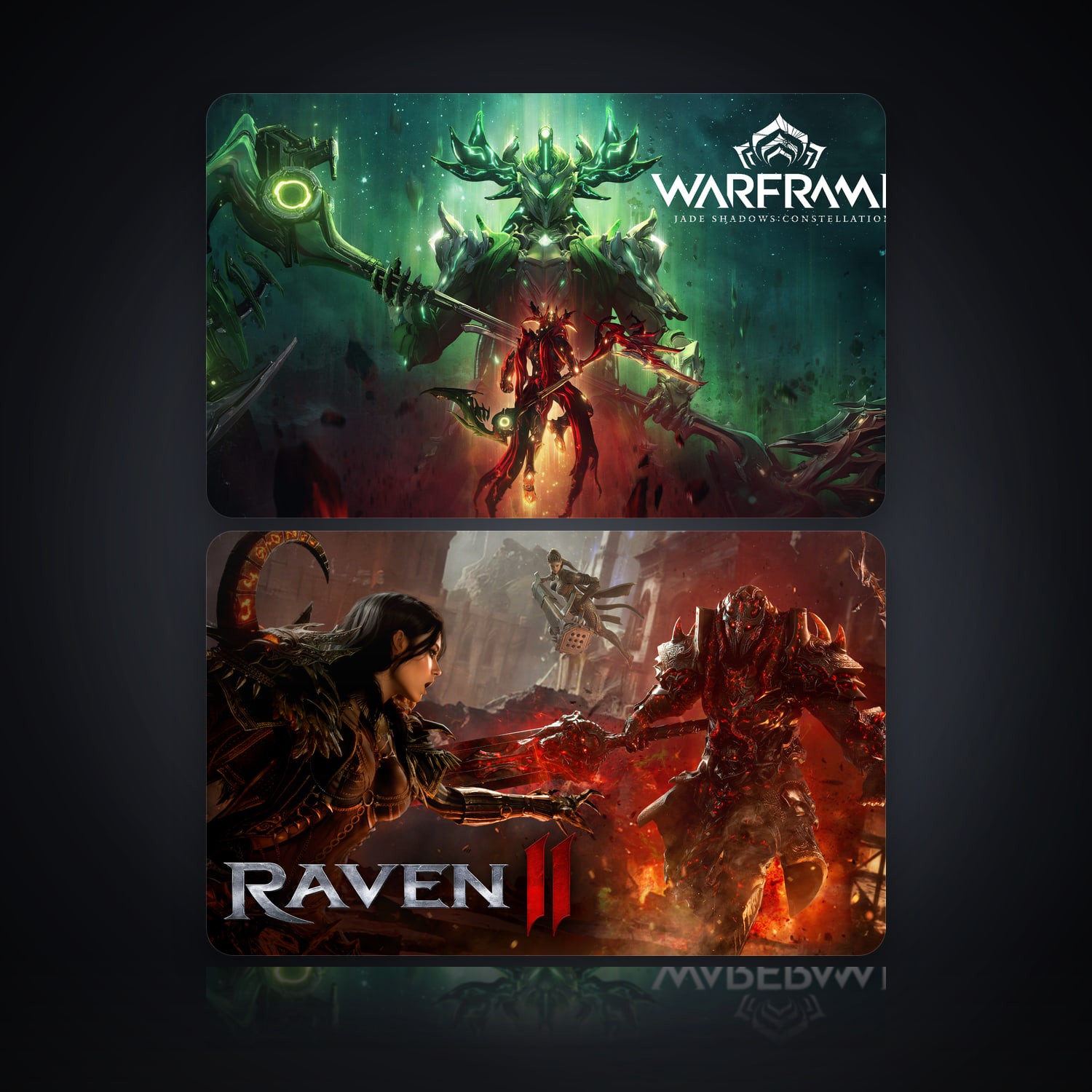 Warframe & RAVEN2 | 2 Games — HabibiAccounts