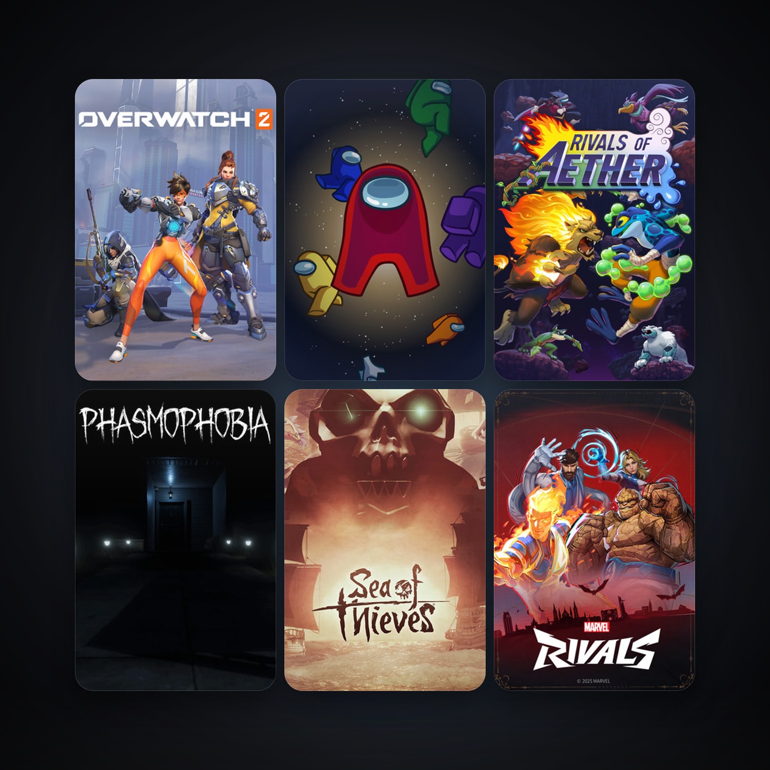 Rivals of Aether + Phasmophobia, 14 games, clean — HabibiAccounts