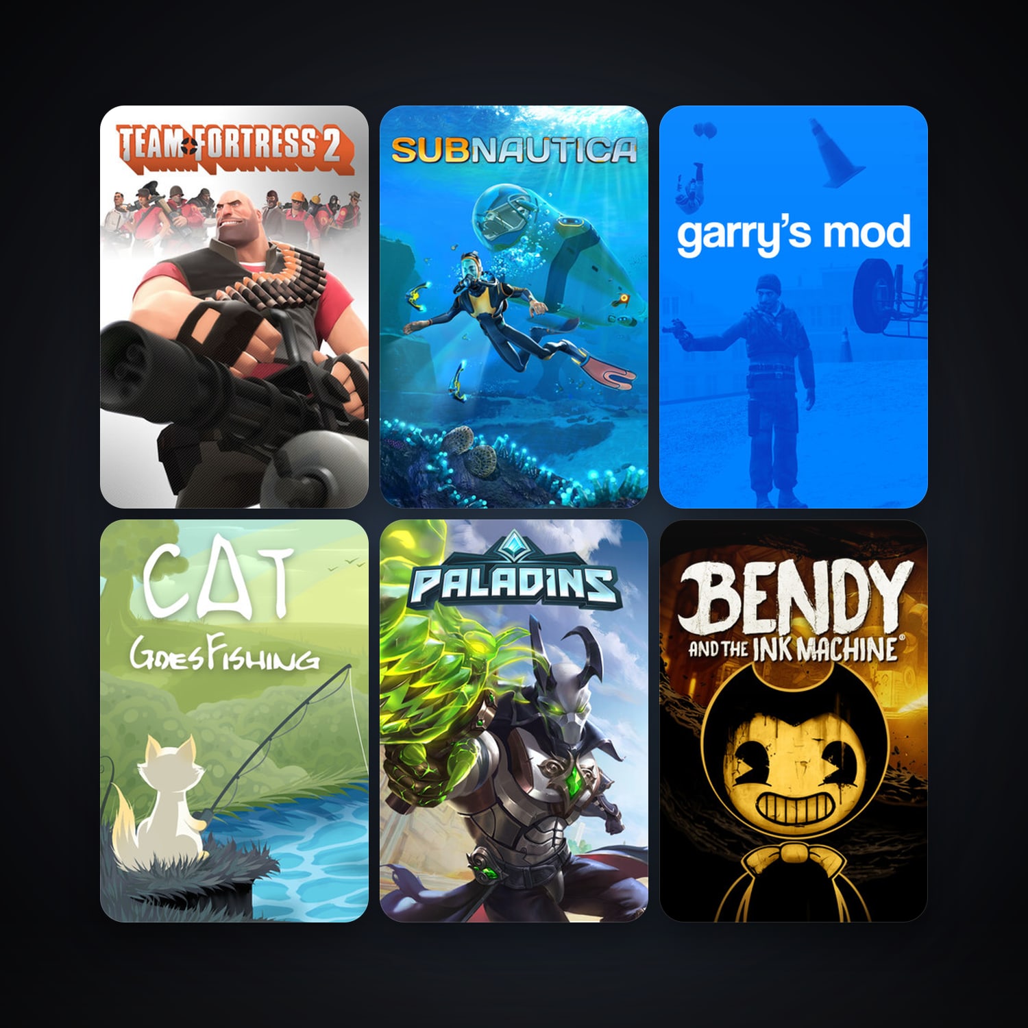 Team Fortress 2 + Garry's Mod, 38 games, clean — HabibiAccounts