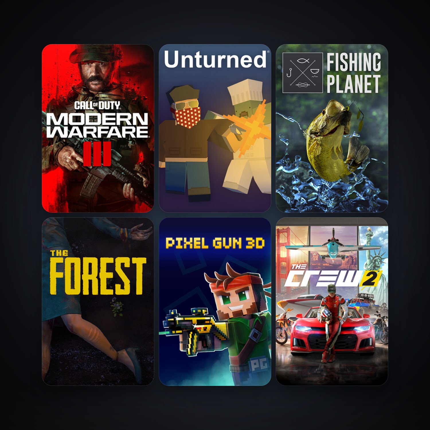 The Forest + Unturned, 21 games, clean — HabibiAccounts