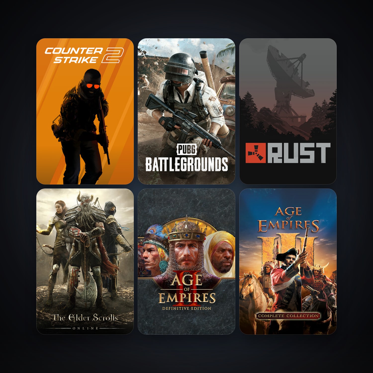 CS2 Prime + Age of Empires III, 11 games, clean — HabibiAccounts