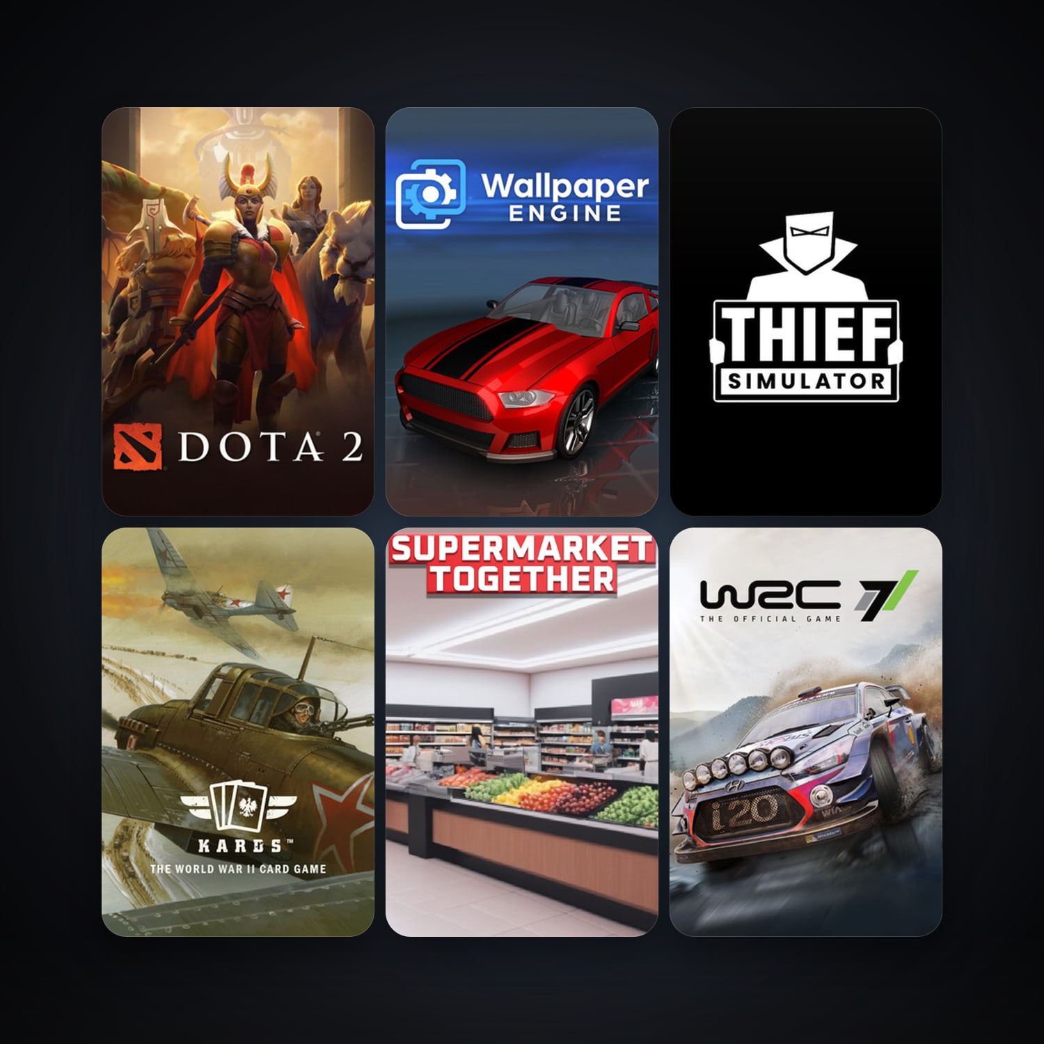 Dota 2 + Wallpaper Engine, 15 games, clean — HabibiAccounts