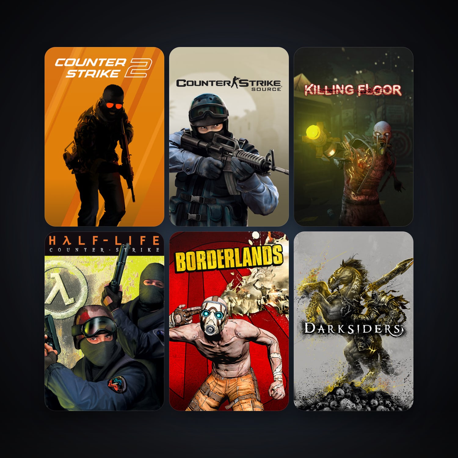 Counter-Strike + Counter-Strike: Source, 44 games, Steam 25, clean — HabibiAccounts