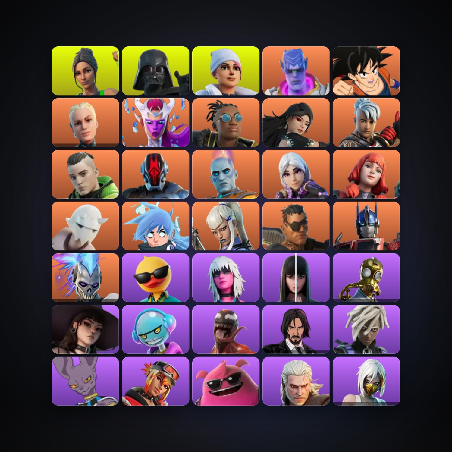 Fortnite | 147 Skins | 300 V-Bucks | Level 3558 | 200 Wins — HabibiAccounts