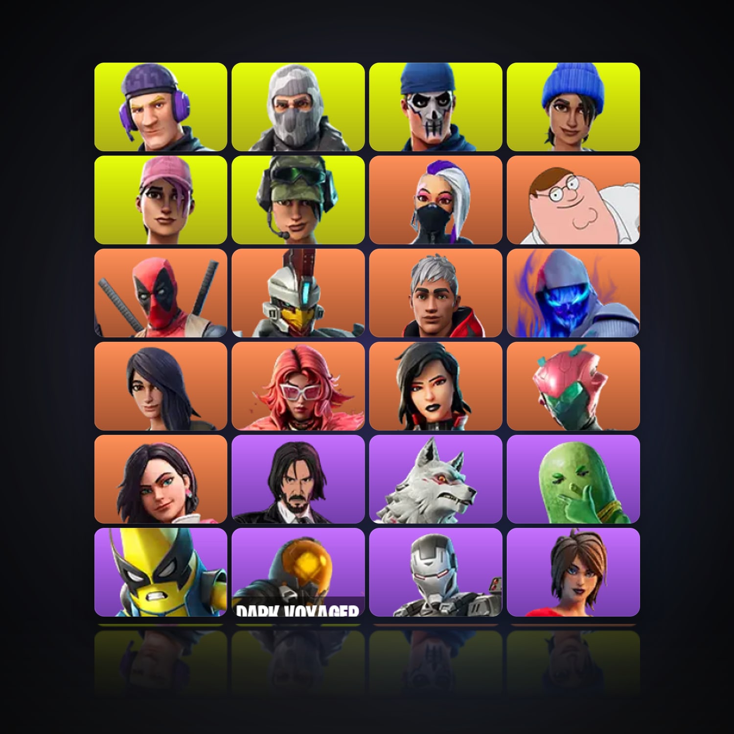 Fortnite | 123 Skins | 2.1K V-Bucks | Level 2340 | 429 Wins — HabibiAccounts