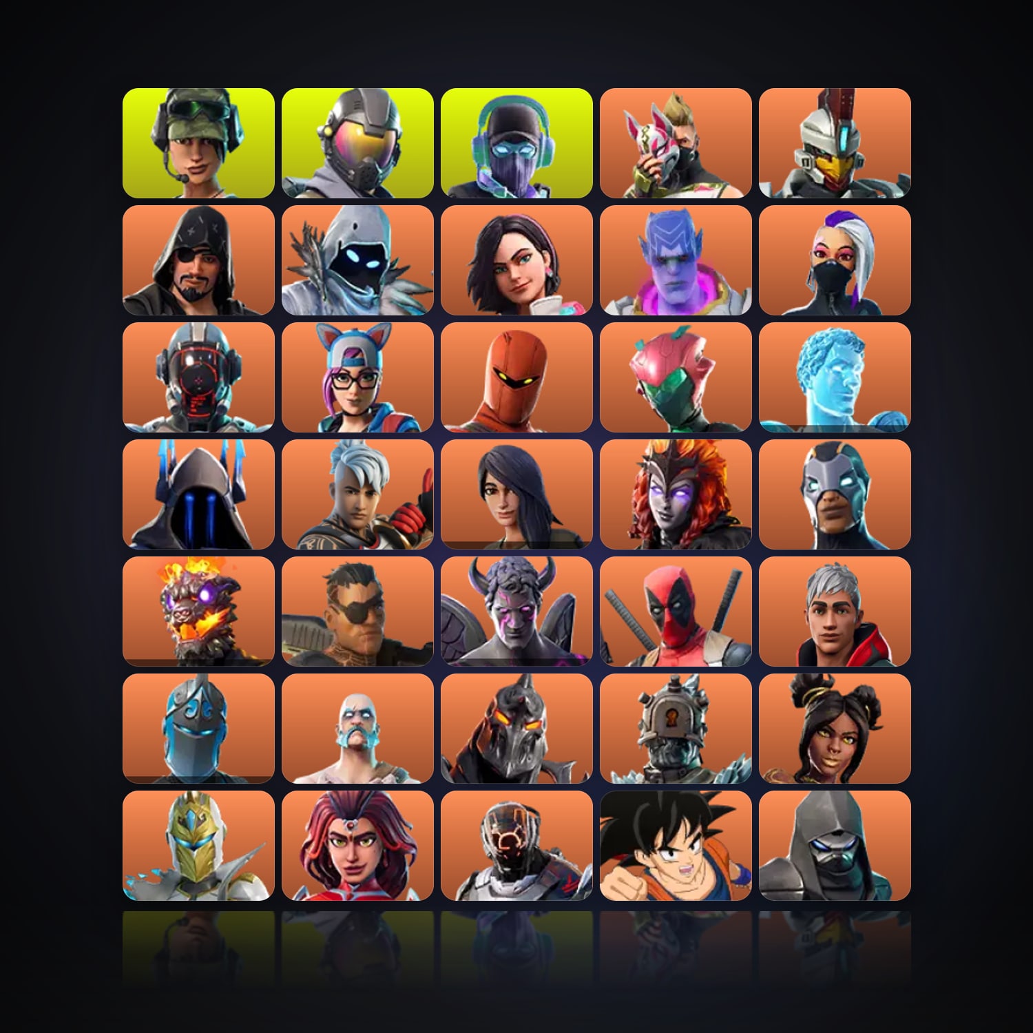 Fortnite | 111 Skins | 2.5K V-Bucks | Level 1412 | 220 Wins — HabibiAccounts