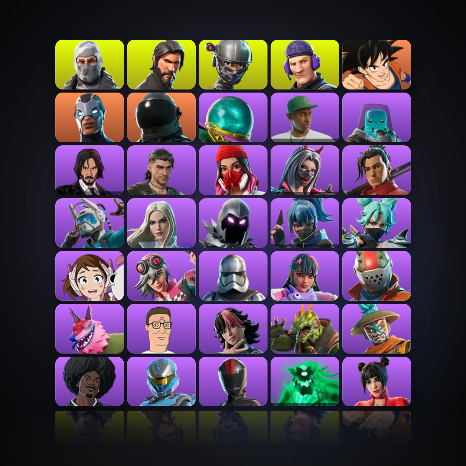 Fortnite | 166 Skins | 4K V-Bucks | Level 1235 | 90 Wins — HabibiAccounts