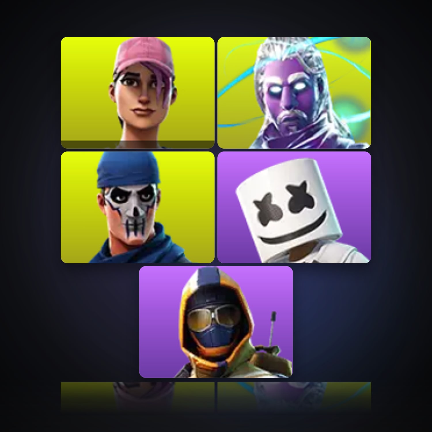 Fortnite | 5 Skins | 1.2K V-Bucks | Level 34 — HabibiAccounts