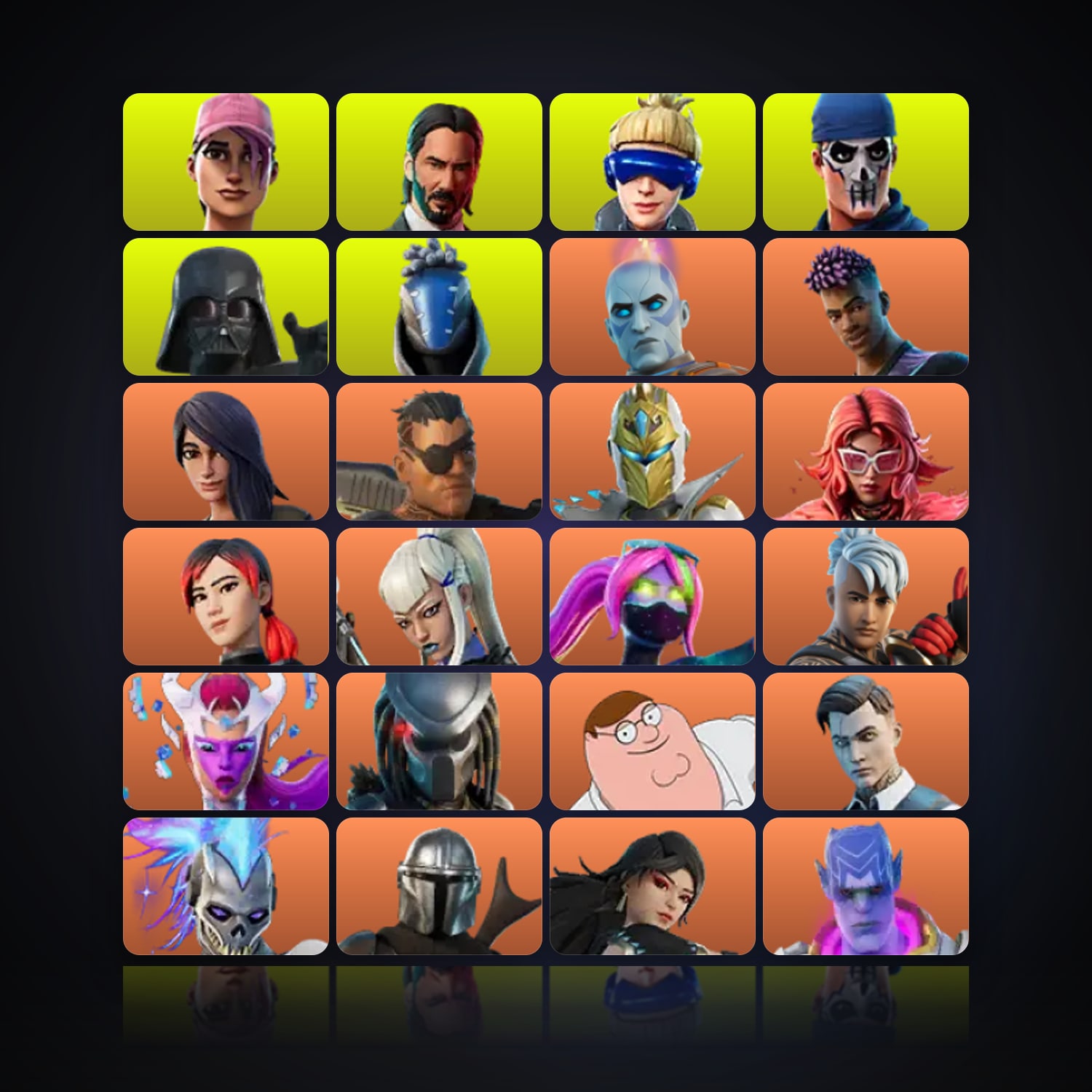 Fortnite | 399 Skins | 3.4K V-Bucks | Level 3928 | 480 Wins — HabibiAccounts