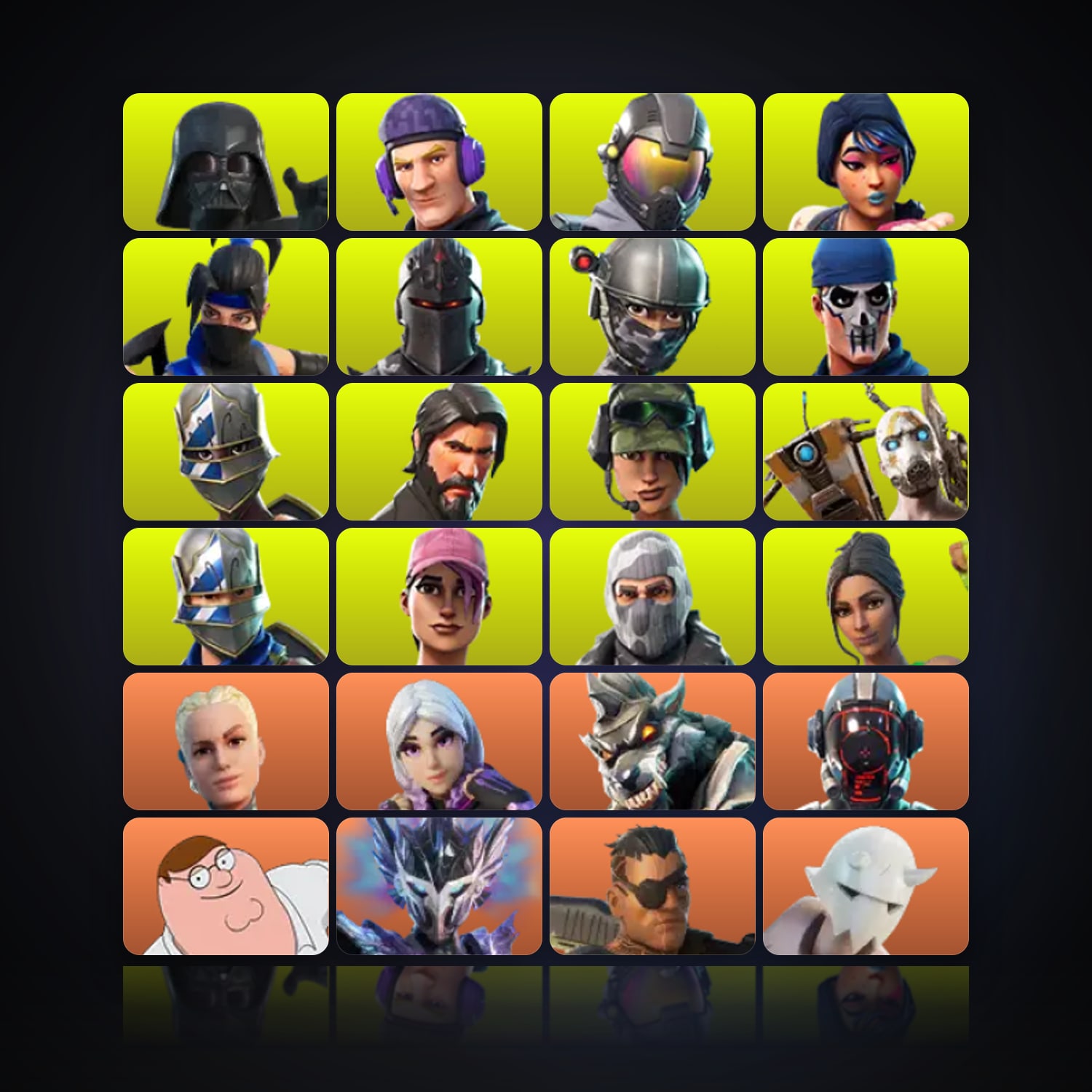 Fortnite | 396 Skins | 2K V-Bucks | Level 4300 | 1.1K Wins — HabibiAccounts