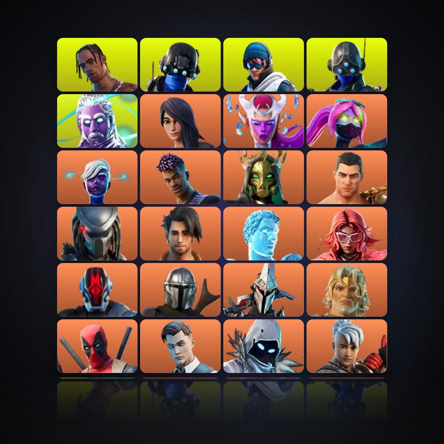 Fortnite | 116 Skins | 100 V-Bucks | Level 1690 | 165 Wins — HabibiAccounts