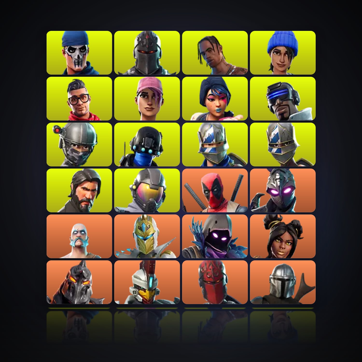Fortnite | 83 Skins | 250 V-Bucks | Level 1101 | 219 Wins — HabibiAccounts