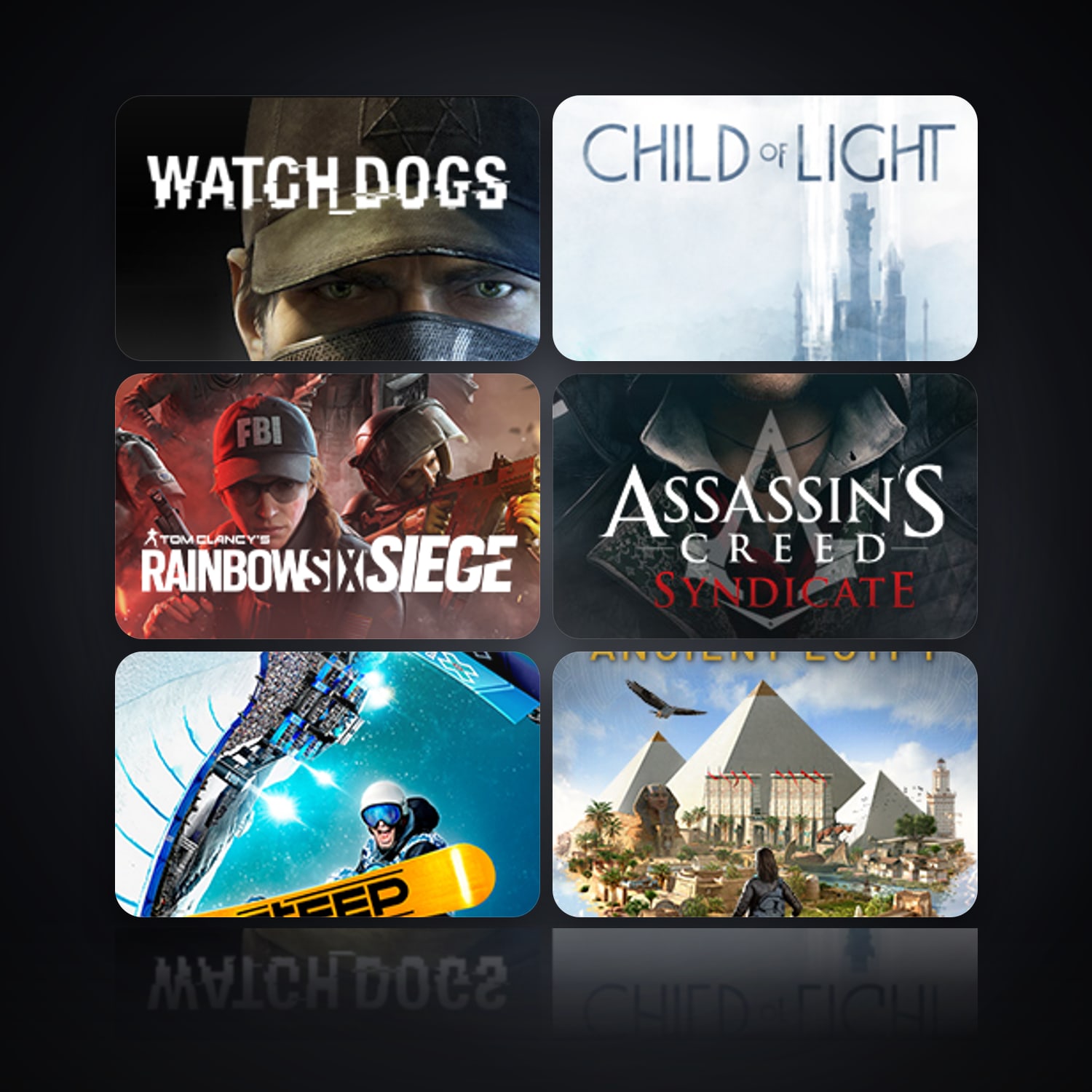 Watch_Dogs & Child of Light | 8 Games — HabibiAccounts