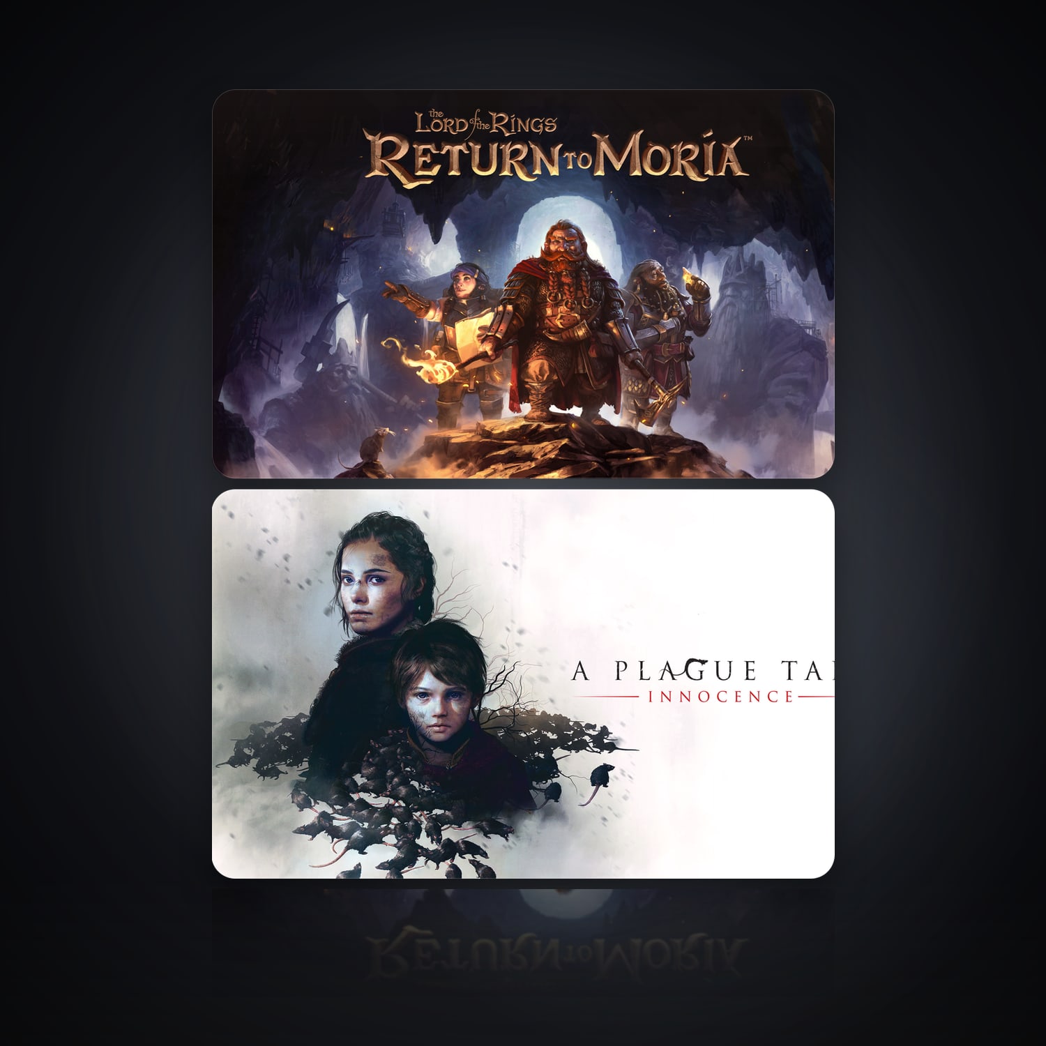 The Lord of The Rings Return to Moria & A Plague Tale: Innocence | 2 Games — HabibiAccounts