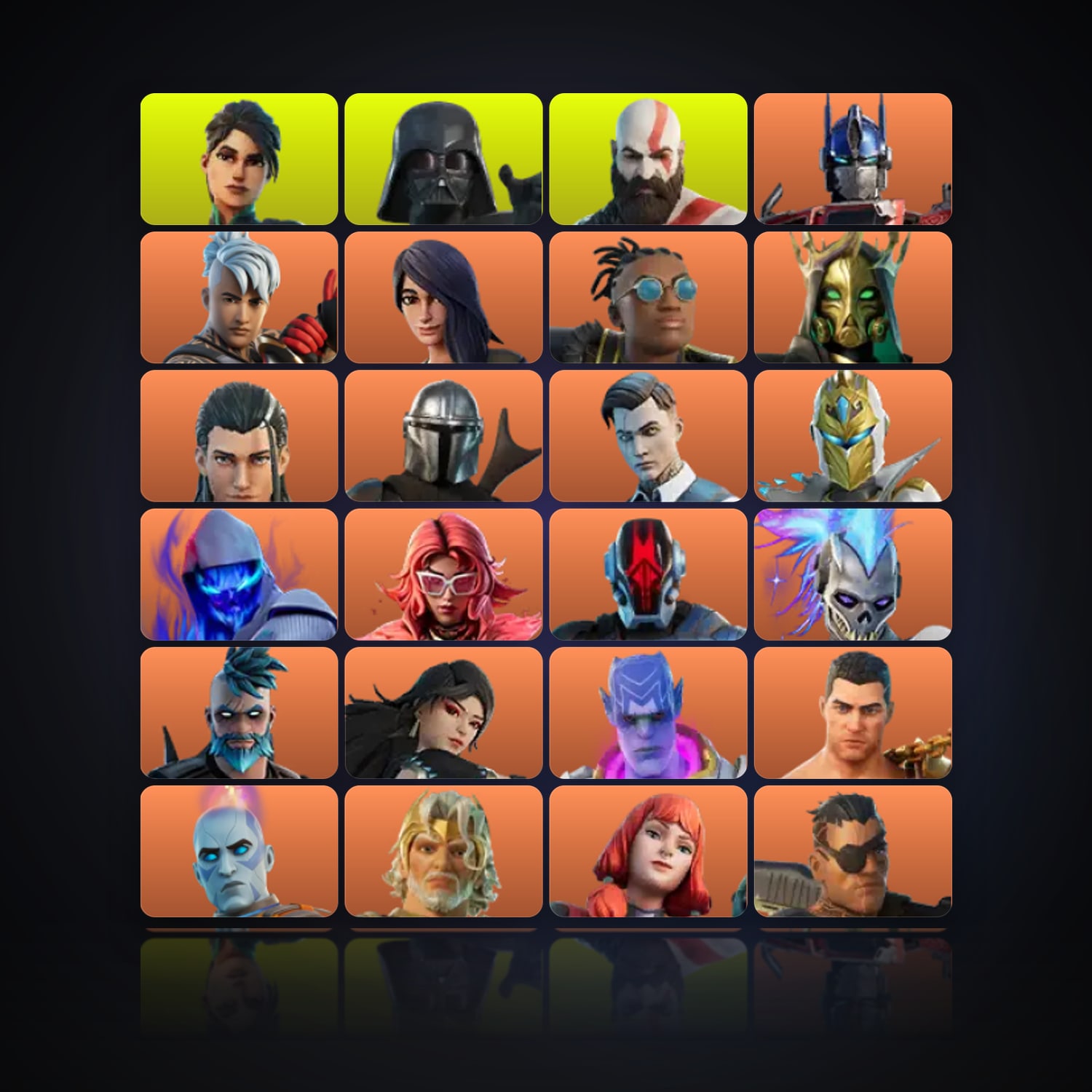 Fortnite | 225 Skins | 200 V-Bucks | Level 7383 | 799 Wins — HabibiAccounts