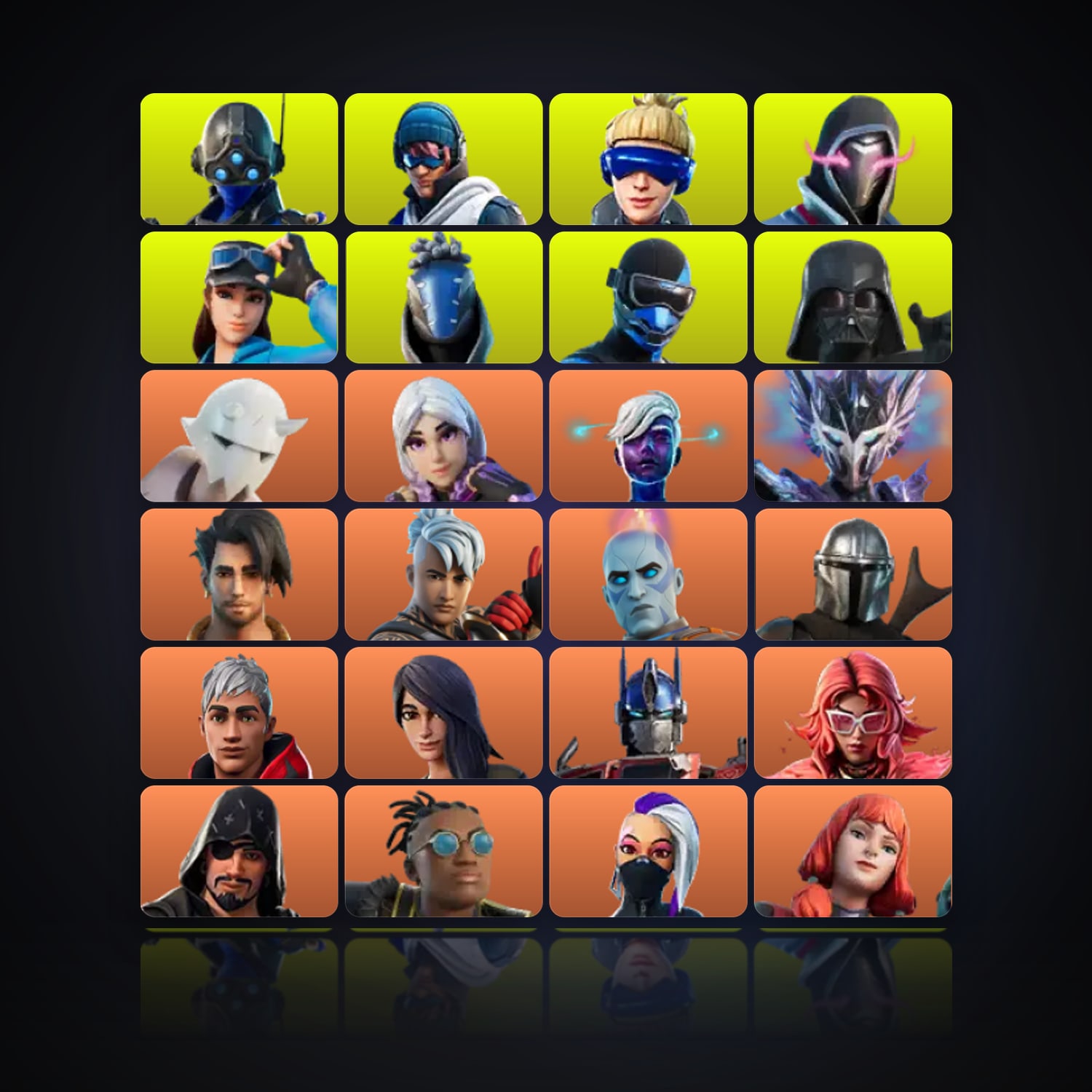 Fortnite | 365 Skins | 1.6K V-Bucks | Level 8060 | 1.7K Wins — HabibiAccounts