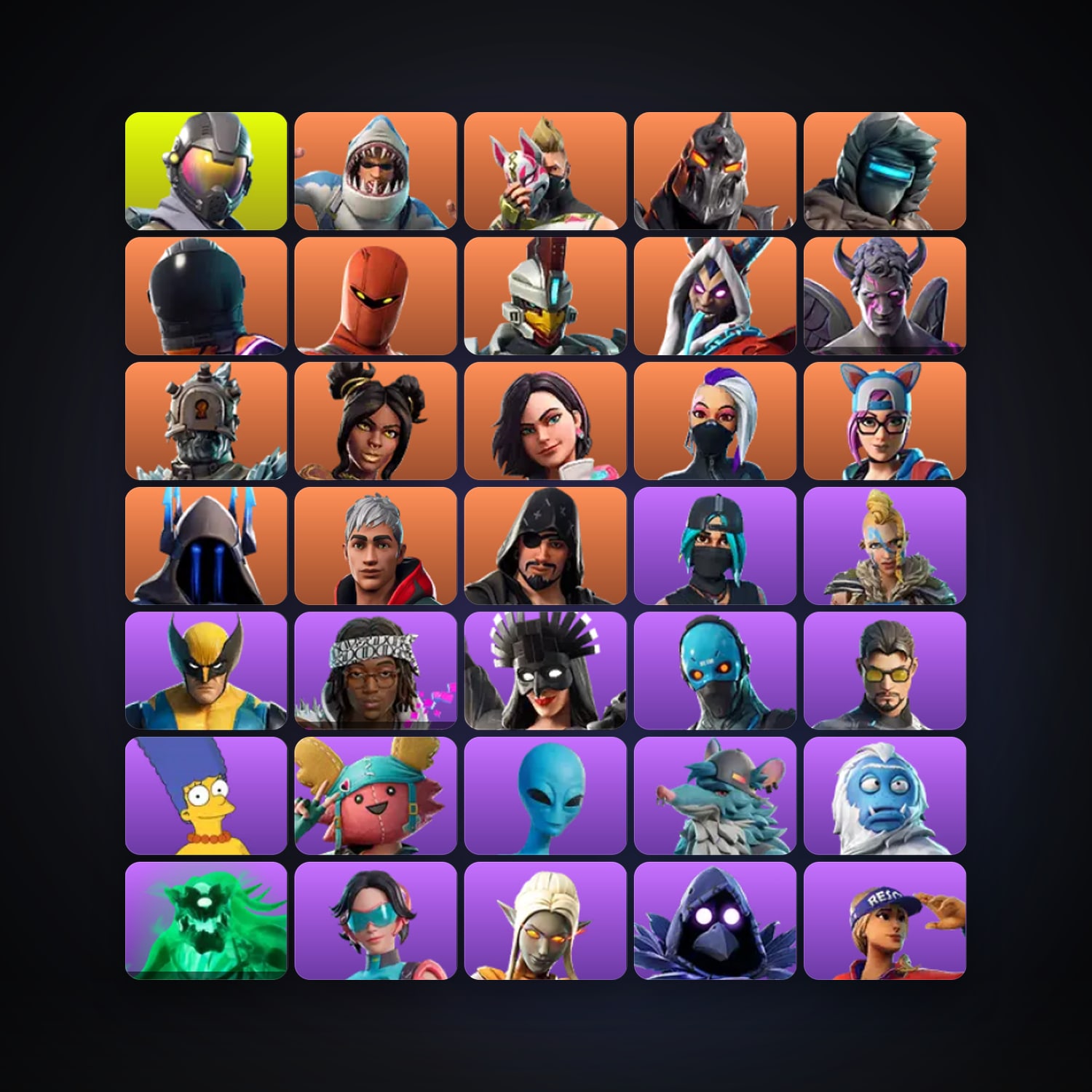 Fortnite | 133 Skins | Level 3372 | 471 Wins — HabibiAccounts