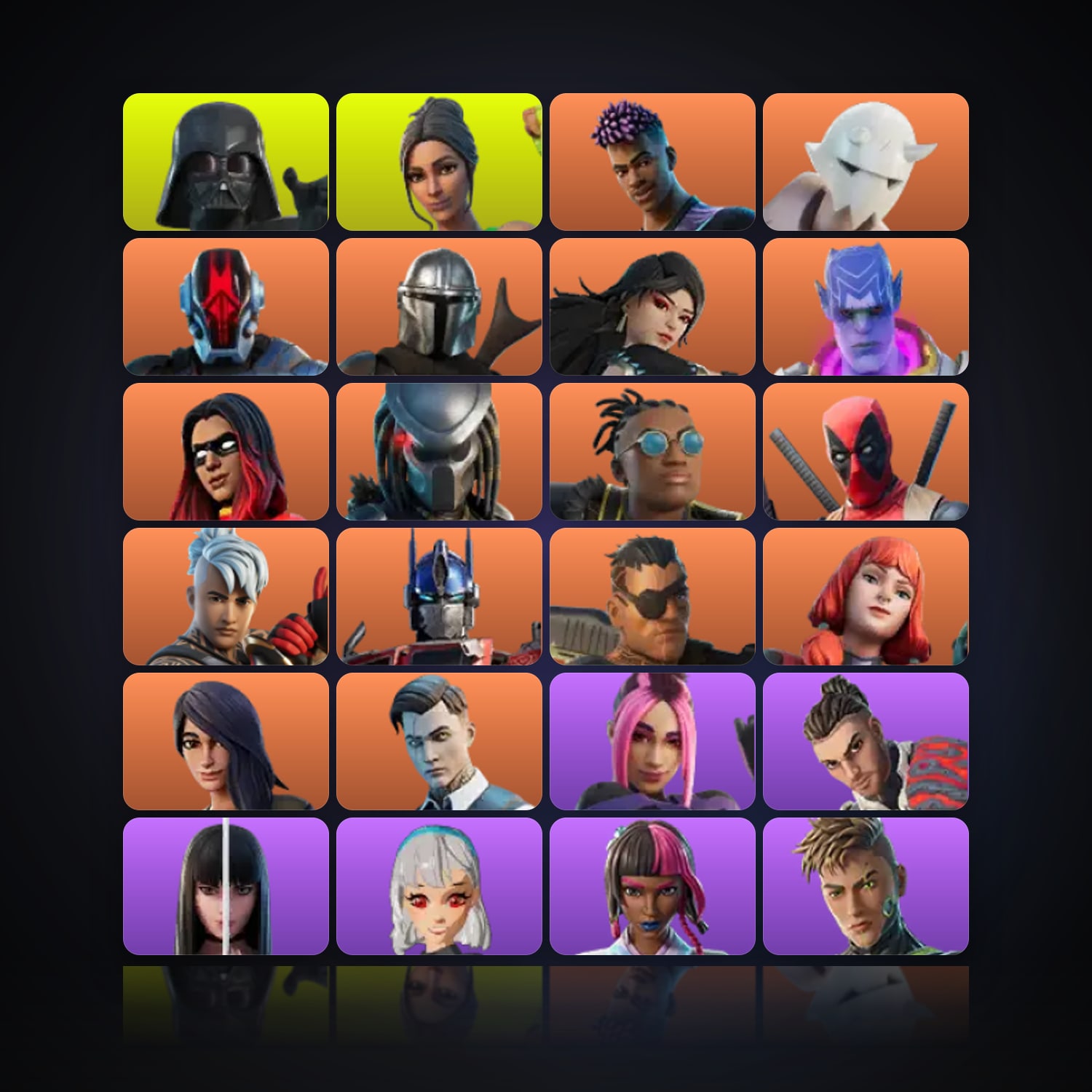 Fortnite | 103 Skins | 300 V-Bucks | Level 2191 | 173 Wins — HabibiAccounts