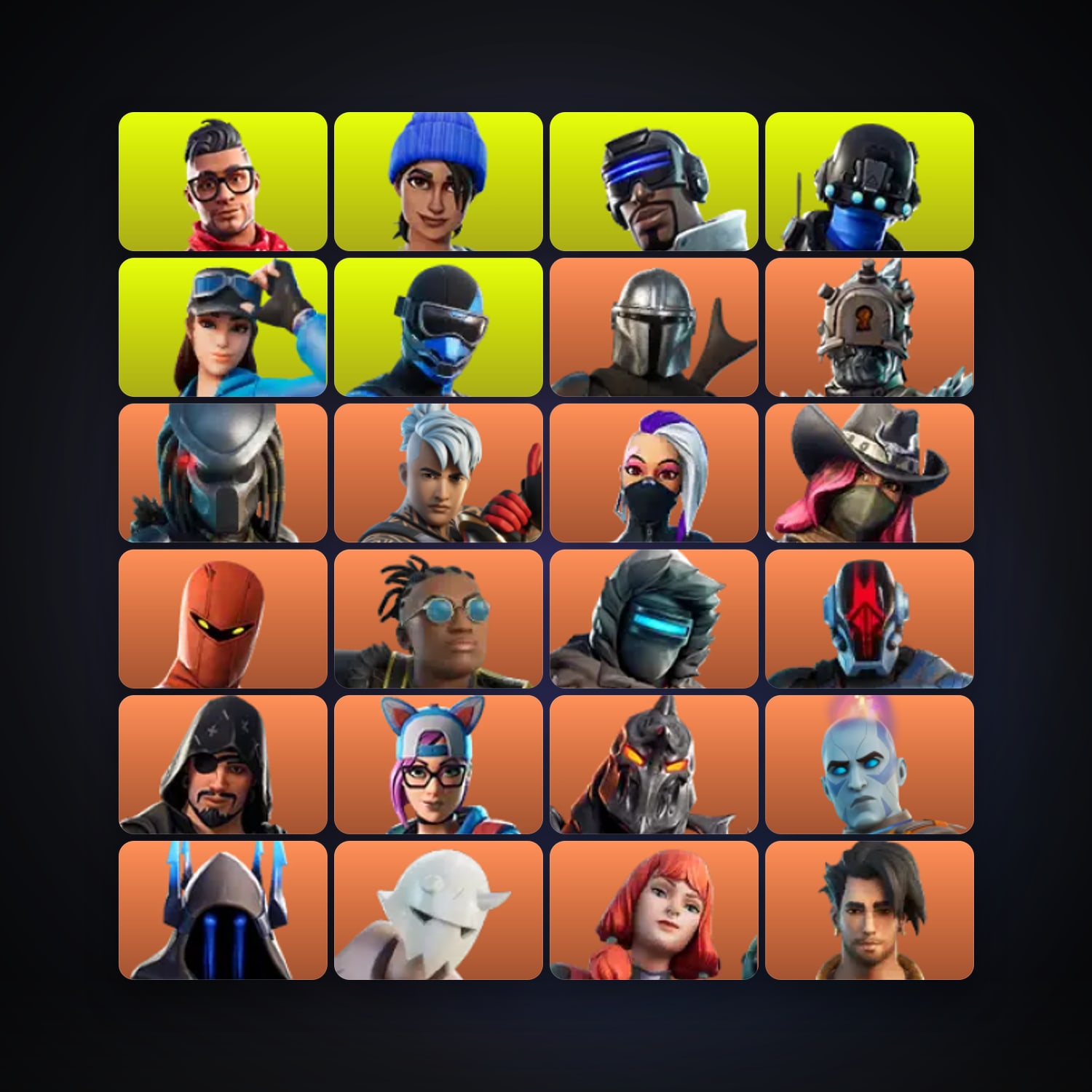 Fortnite | 100 Skins | 150 V-Bucks | Level 2958 | 338 Wins — HabibiAccounts