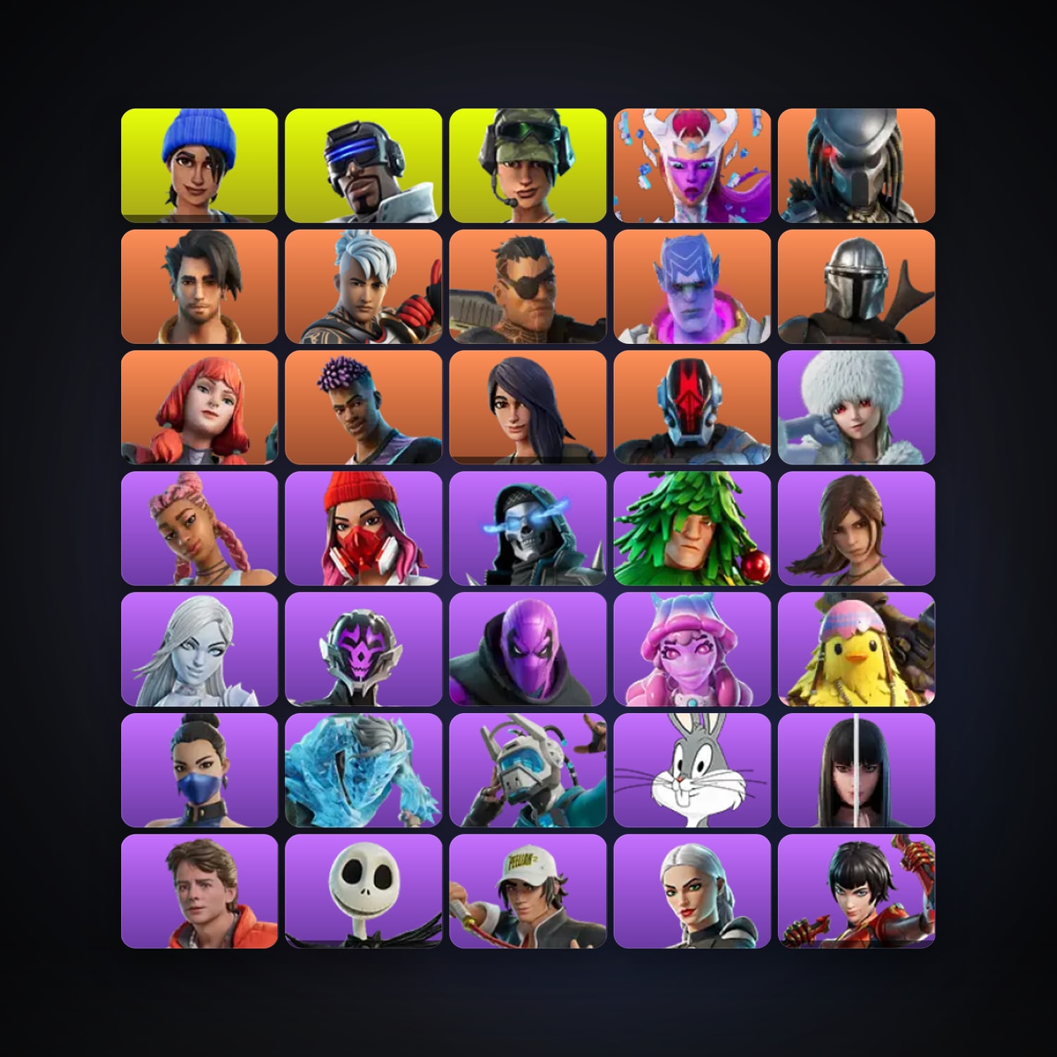 Fortnite | 158 Skins | 2.6K V-Bucks | Level 1647 | 384 Wins — HabibiAccounts
