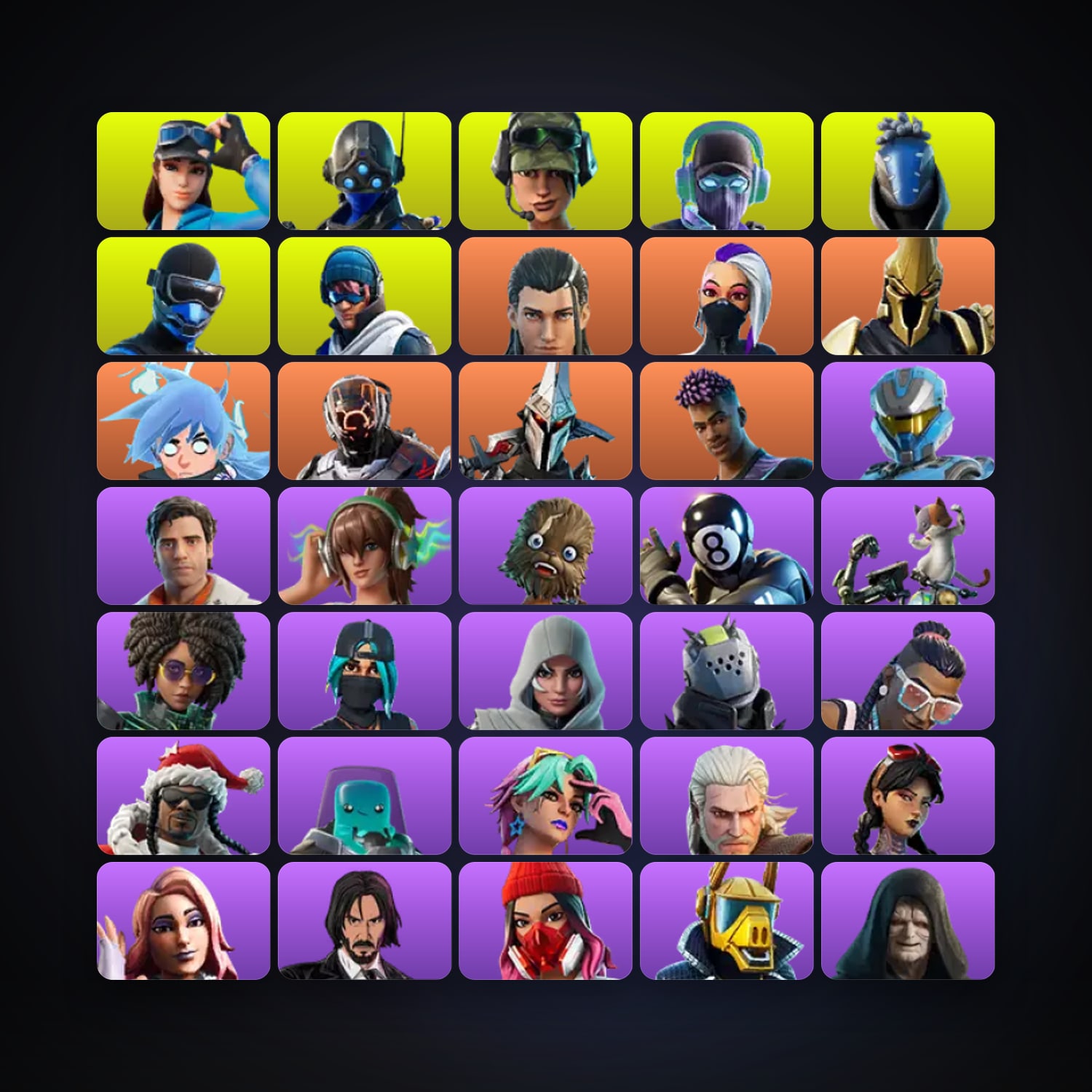 Fortnite | 70 Skins | 1.4K V-Bucks | Level 1876 | 243 Wins — HabibiAccounts