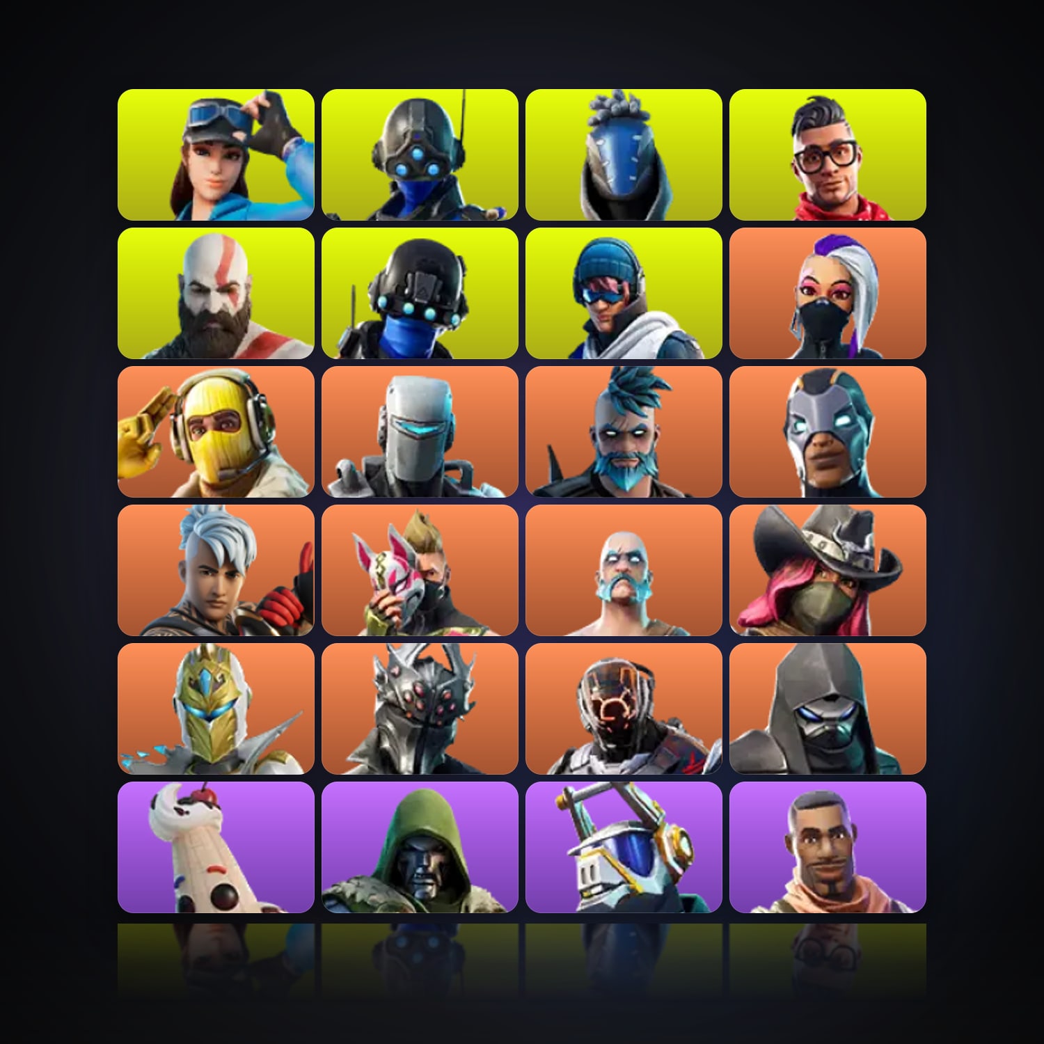 Fortnite | 77 Skins | 250 V-Bucks | Level 811 | 70 Wins — HabibiAccounts