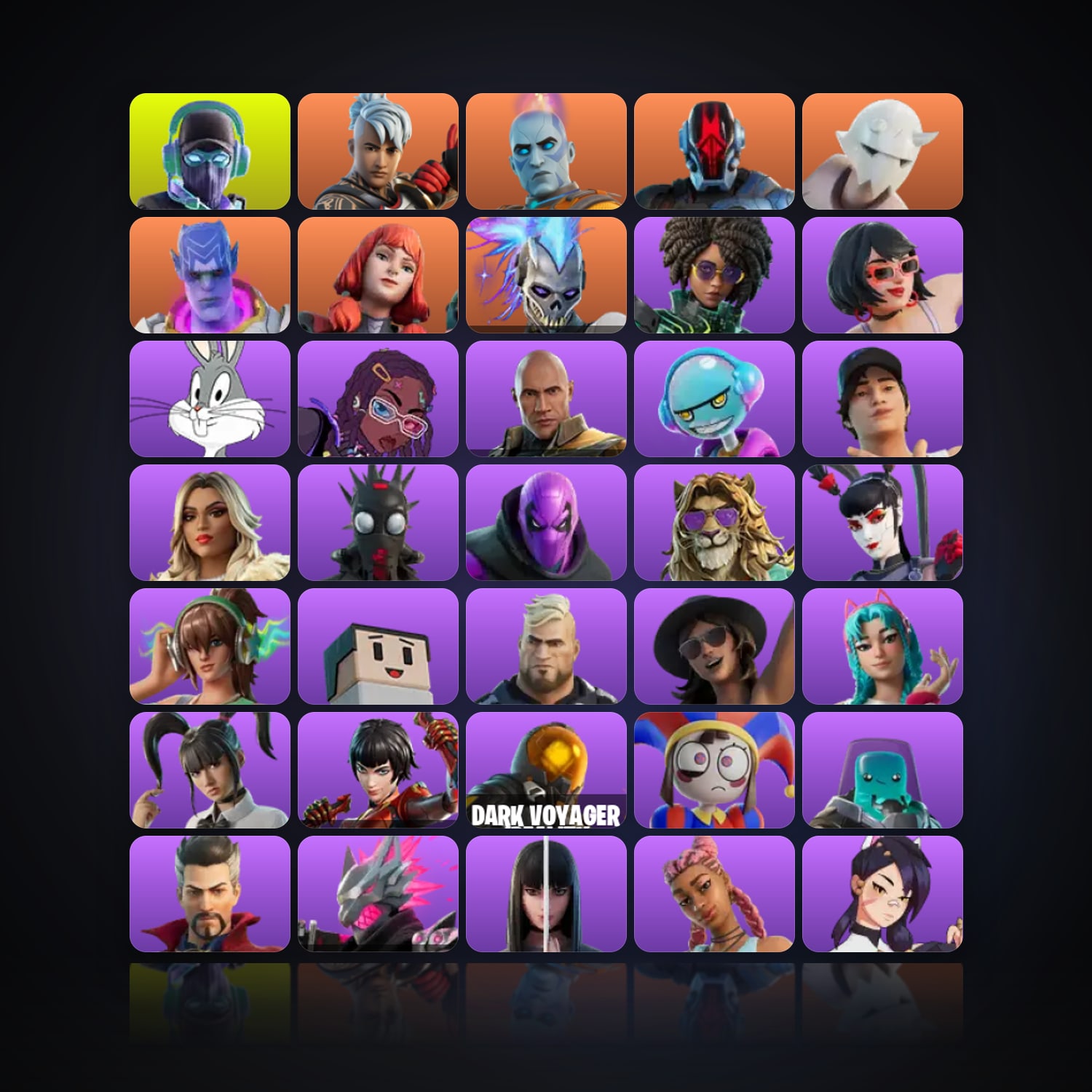 Fortnite | 77 Skins | 300 V-Bucks | Level 912 | 82 Wins — HabibiAccounts