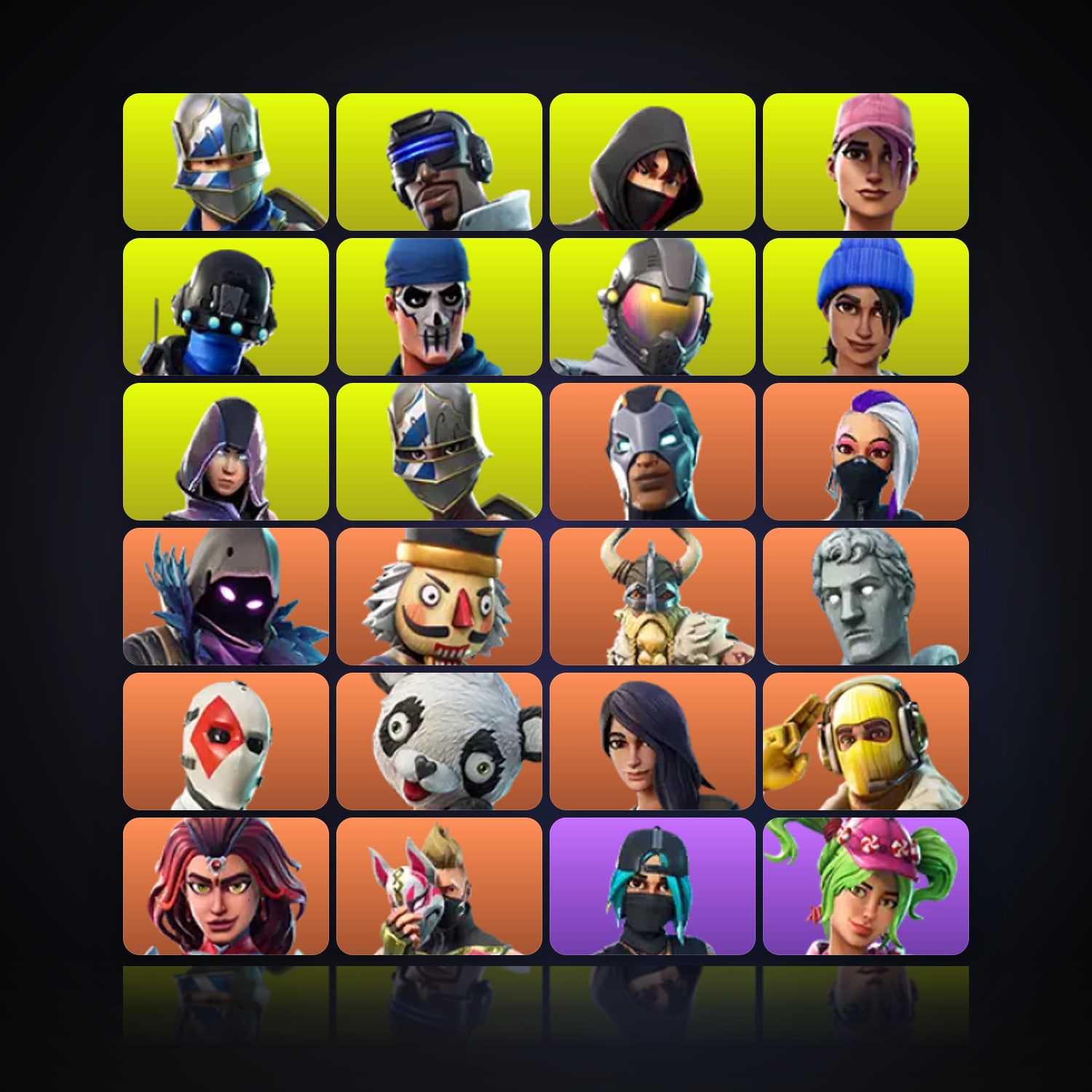Fortnite | 65 Skins | 650 V-Bucks | Level 1544 | 162 Wins — HabibiAccounts