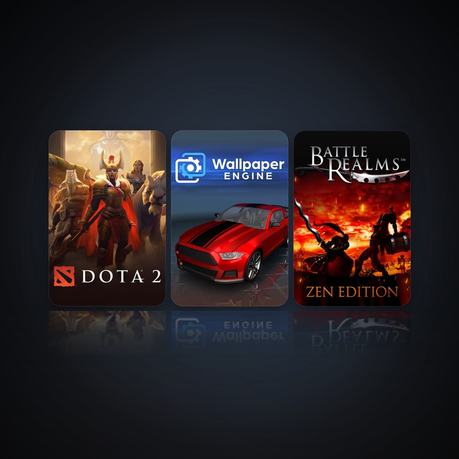هالحساب ستيم فلين، Dota 2 وWallpaper Engine، 4 لعبة، صامد واضح — HabibiAccounts