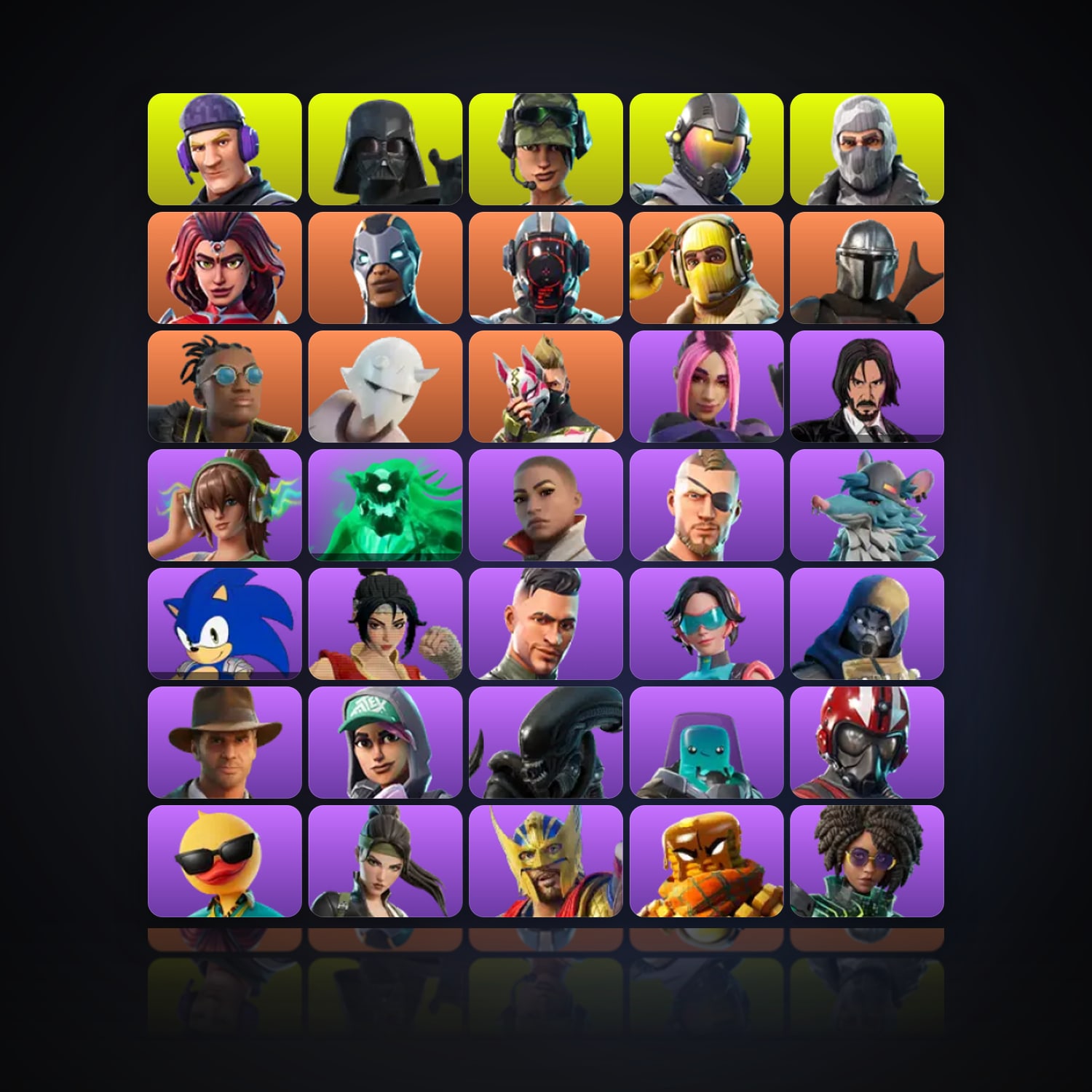 Fortnite | 67 Skins | 400 V-Bucks | Level 825 | 85 Wins — HabibiAccounts