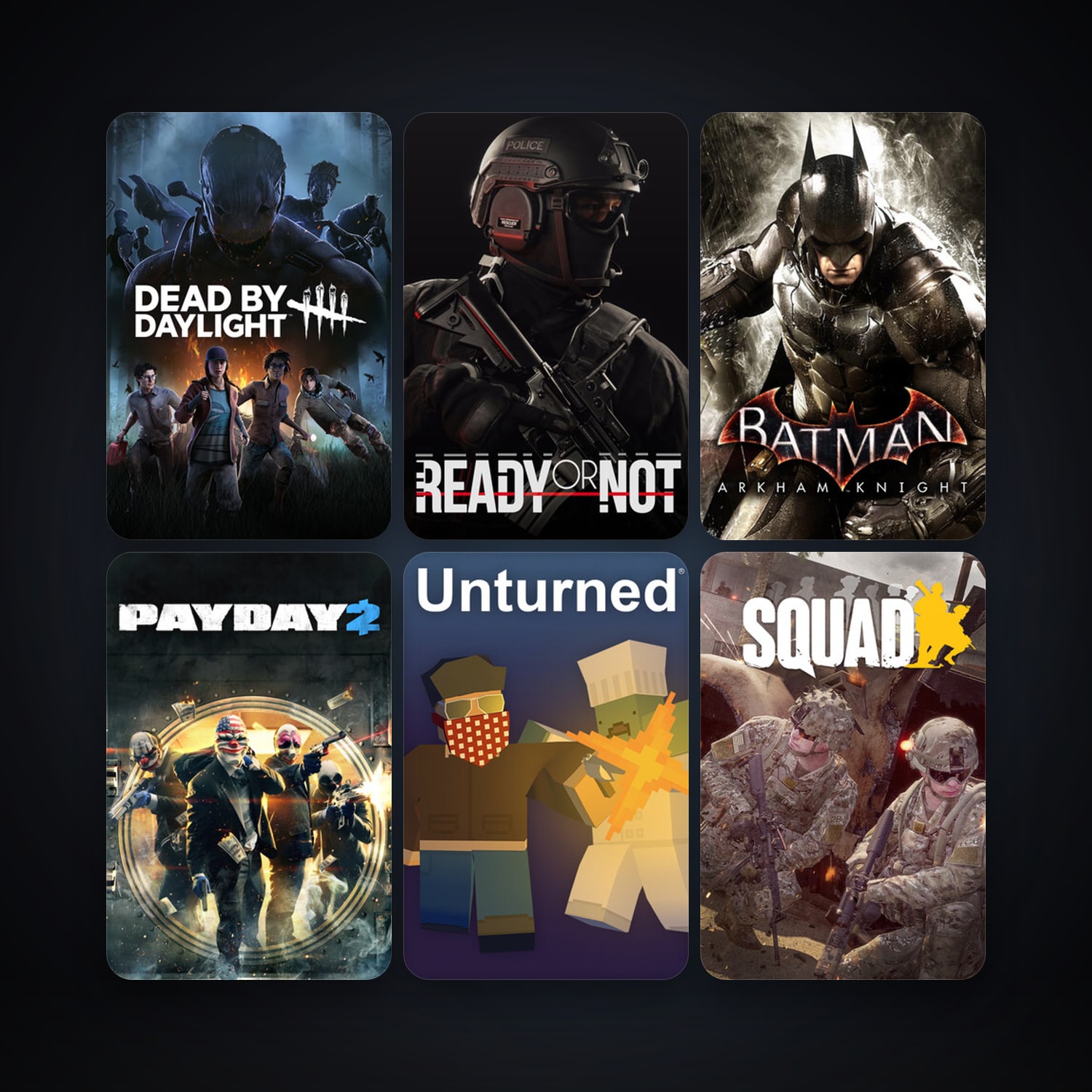 Ready or Not & Batman: Arkham Knight | 27 Games | Clean — HabibiAccounts