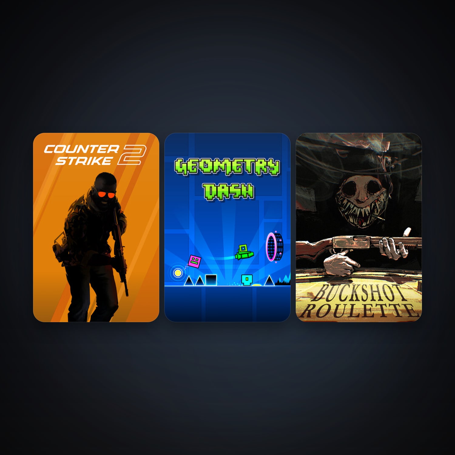 CS2 Prime + Geometry Dash, 3 games, clean — HabibiAccounts