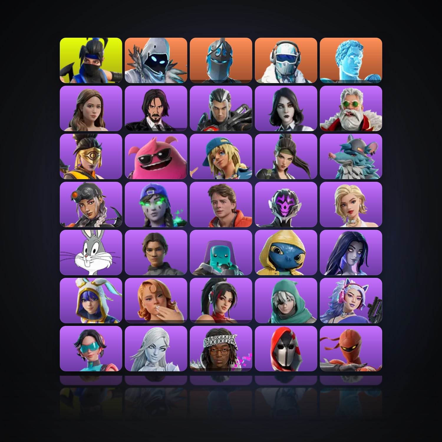Fortnite | 79 Skins | 2.4K V-Bucks | Level 1515 | 151 Wins — HabibiAccounts