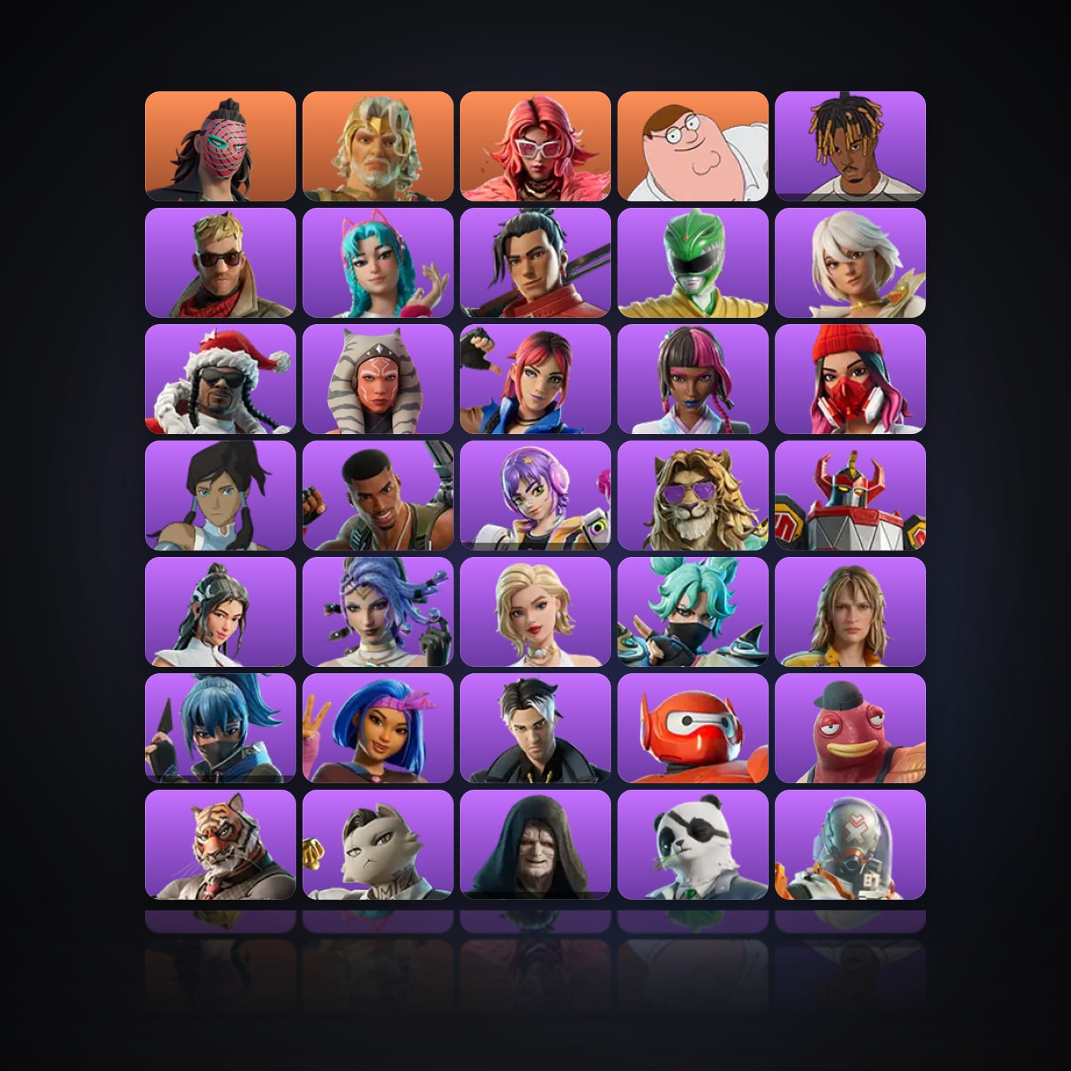 Fortnite | 73 Skins | 2K V-Bucks | Level 1862 | 142 Wins — HabibiAccounts