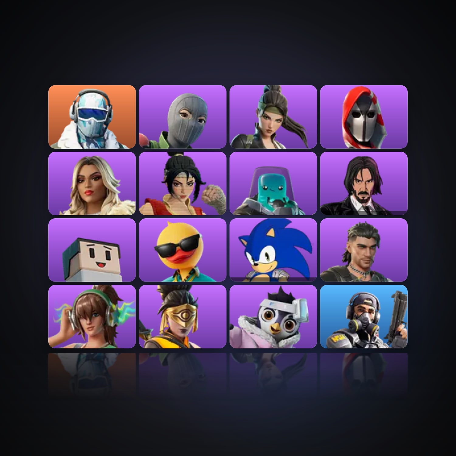 Fortnite | 17 Skins | 1K V-Bucks | Level 344 | 14 Wins — HabibiAccounts