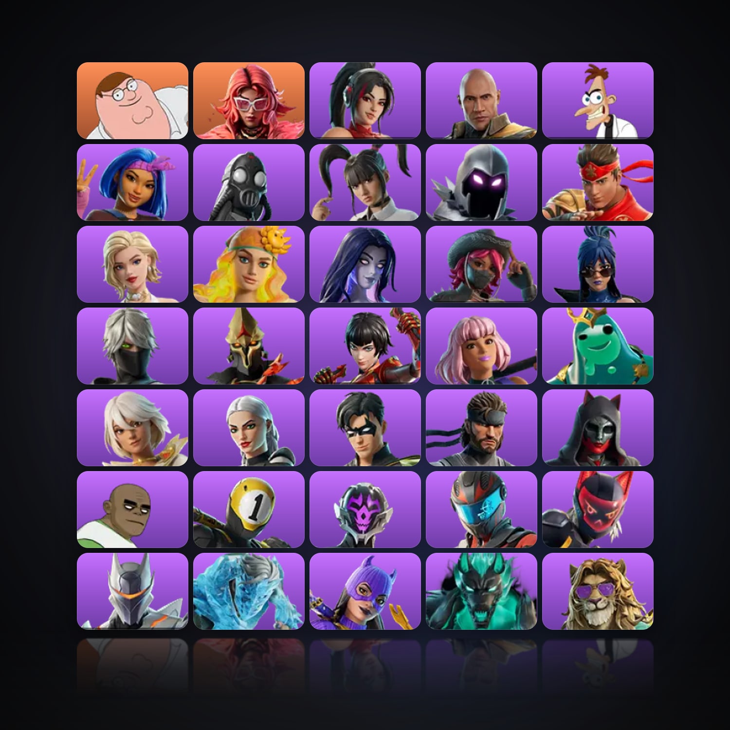 Fortnite | 107 Skins | 13.7K V-Bucks | Level 1523 | 403 Wins — HabibiAccounts
