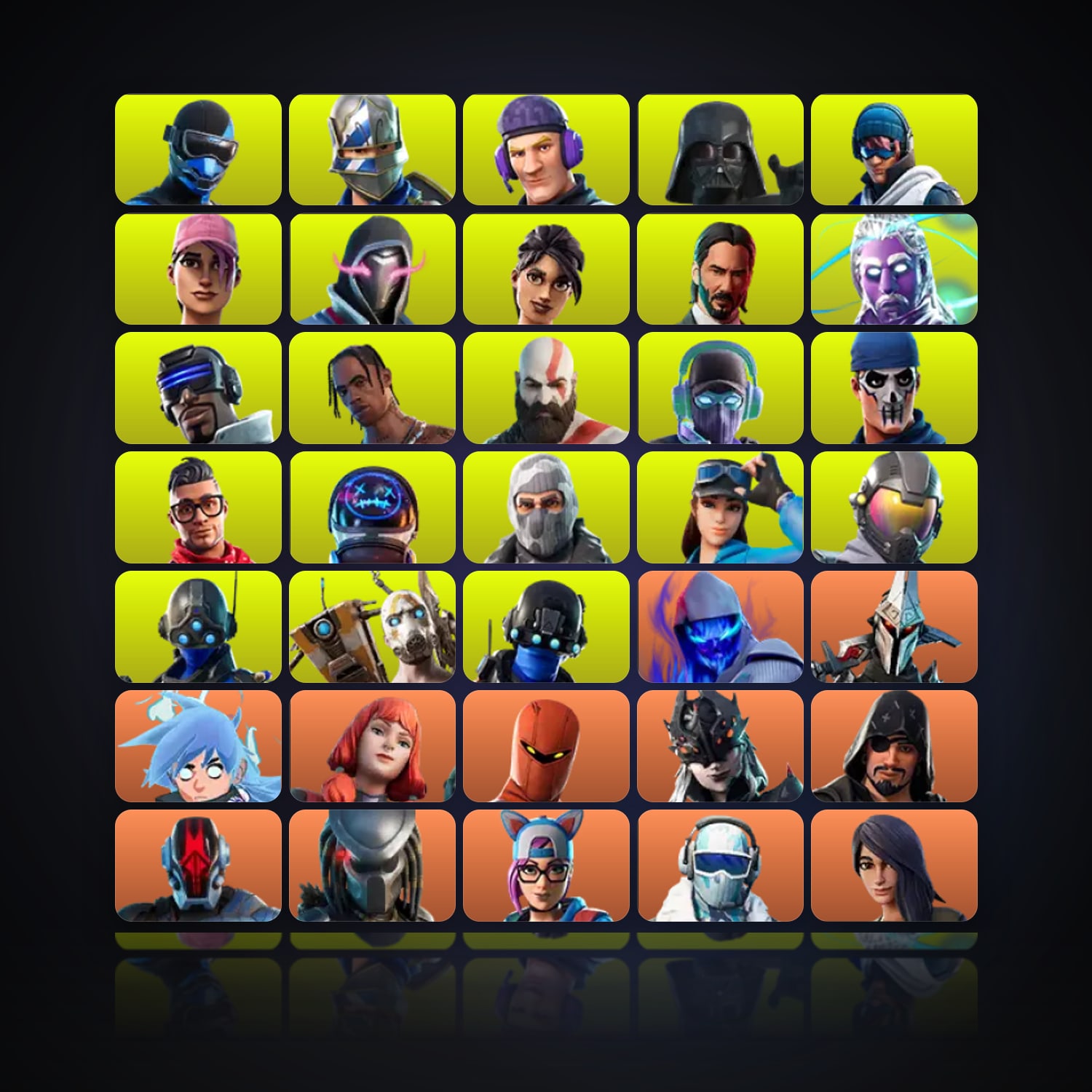 Fortnite | 1014 Skins | 100 V-Bucks | Level 5030 | 904 Wins — HabibiAccounts