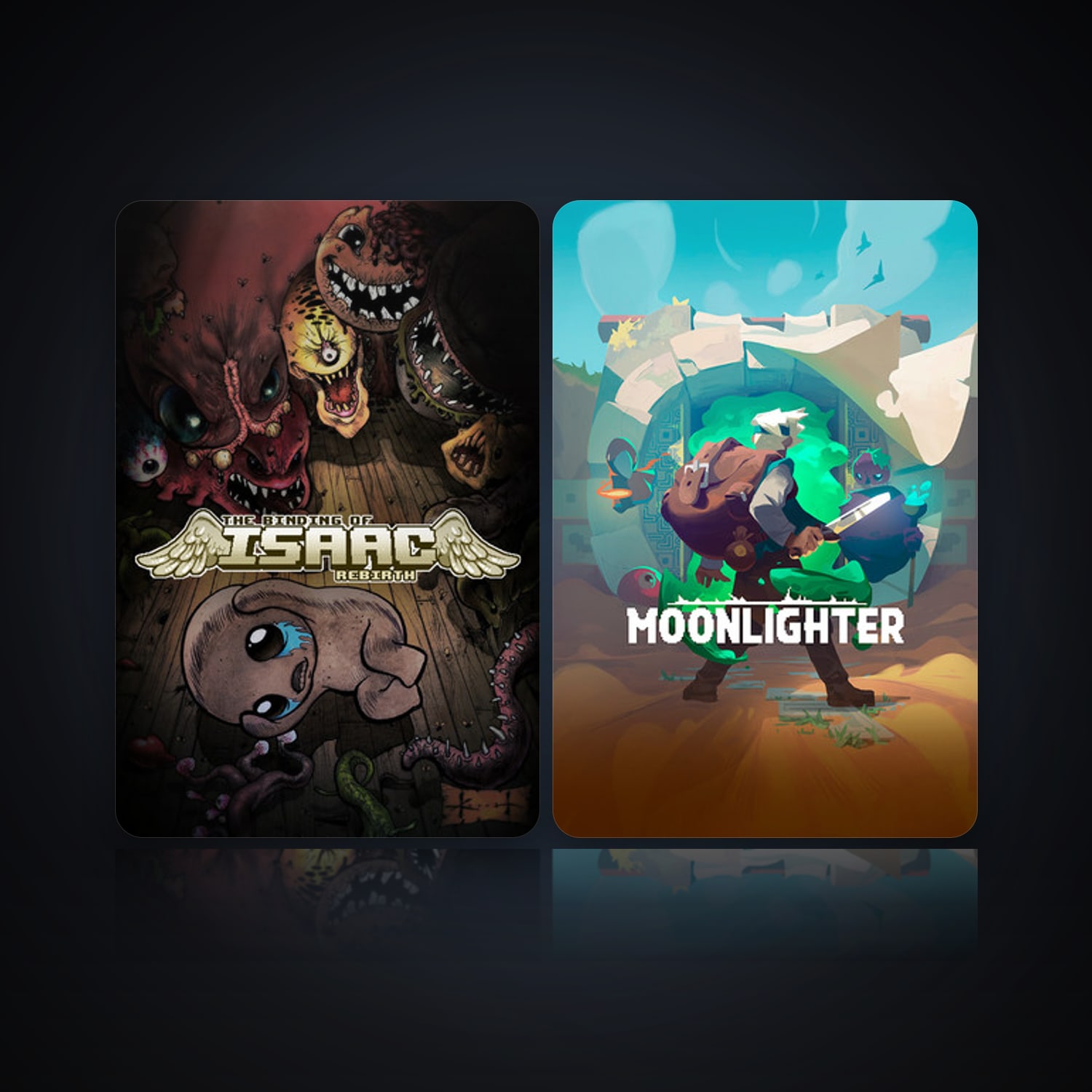 The Binding of Isaac: Rebirth & Moonlighter | Clean — HabibiAccounts