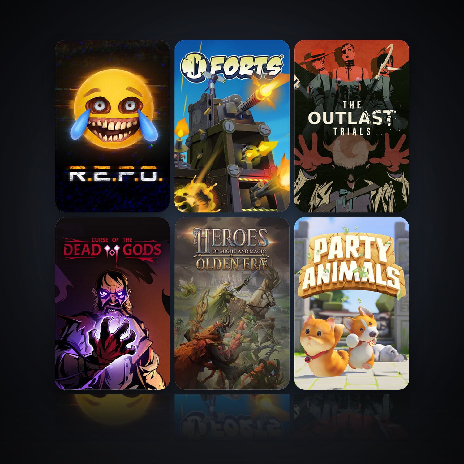 R.E.P.O. & Forts | 29 Games | Clean — HabibiAccounts