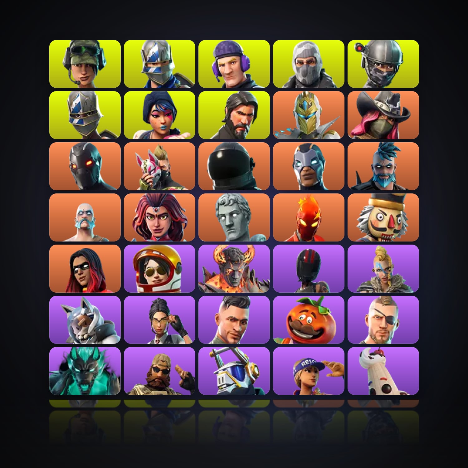 Fortnite | 57 Skins | 2.2K V-Bucks | Level 569 | 141 Wins — HabibiAccounts