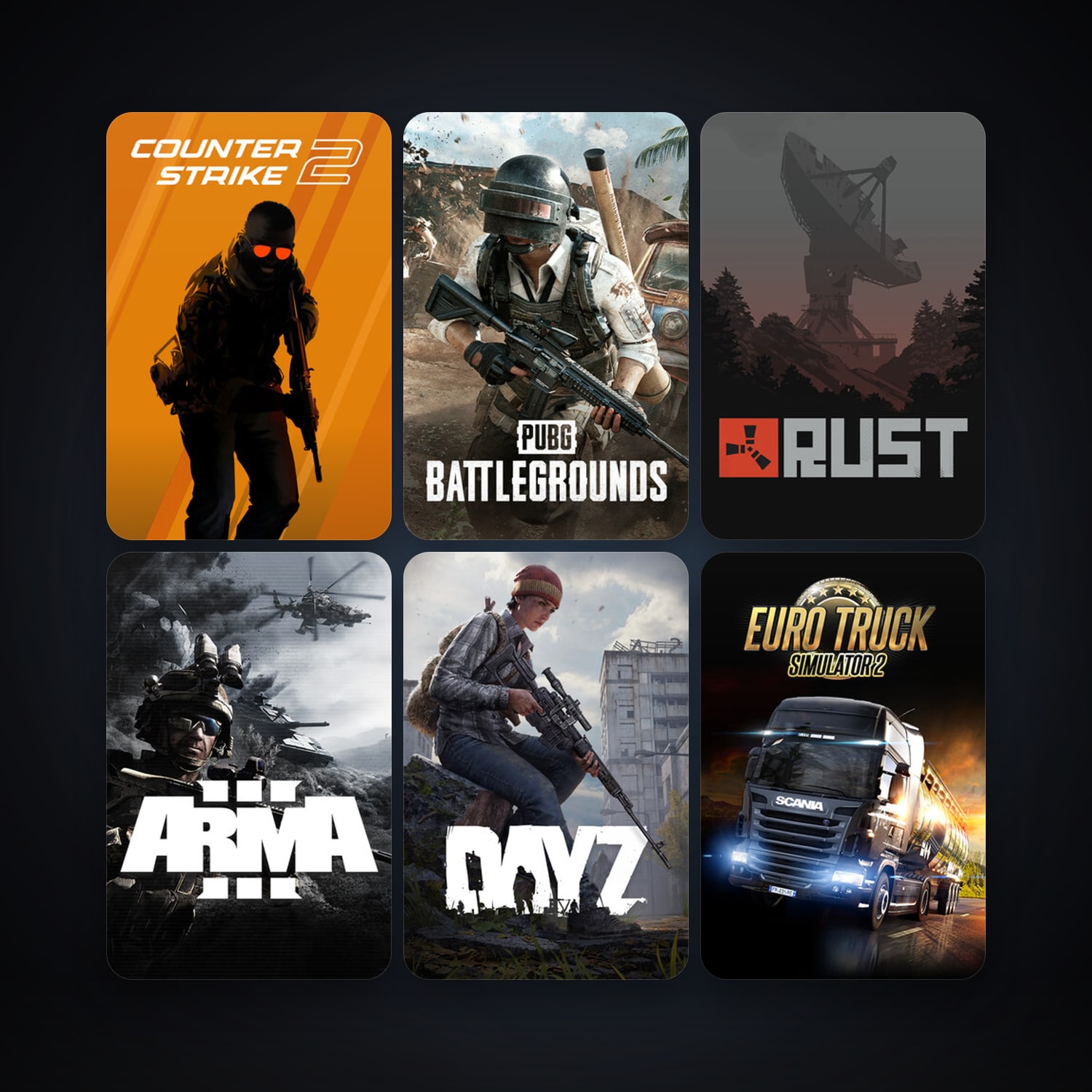 CS2 Prime + Arma 3, 75 games, Steam 13, clean — HabibiAccounts