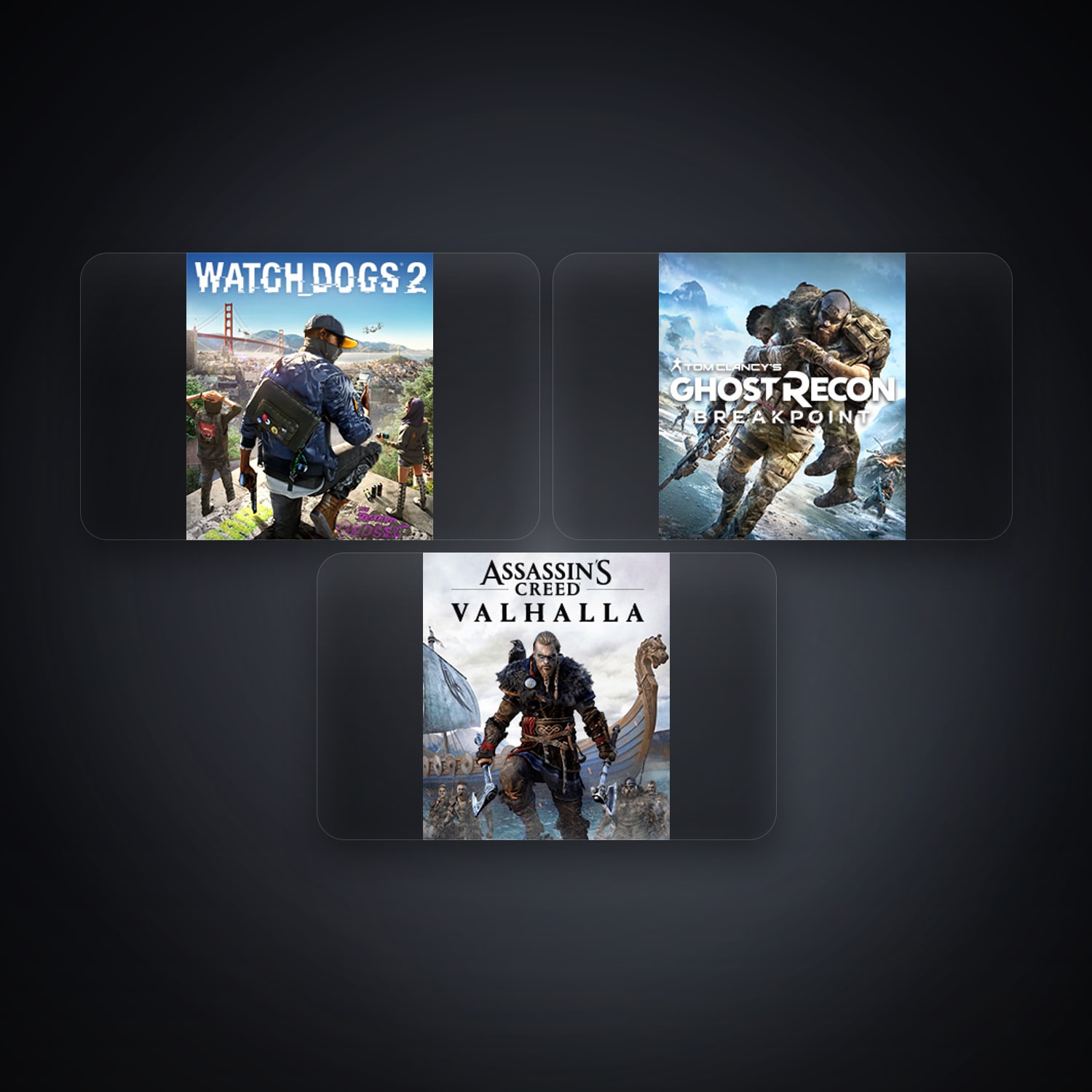 Ubisoft WATCH_DOGS 2 + Tom Clancy's Ghost Recon Breakpoint — AU — 3 games — HabibiAccounts